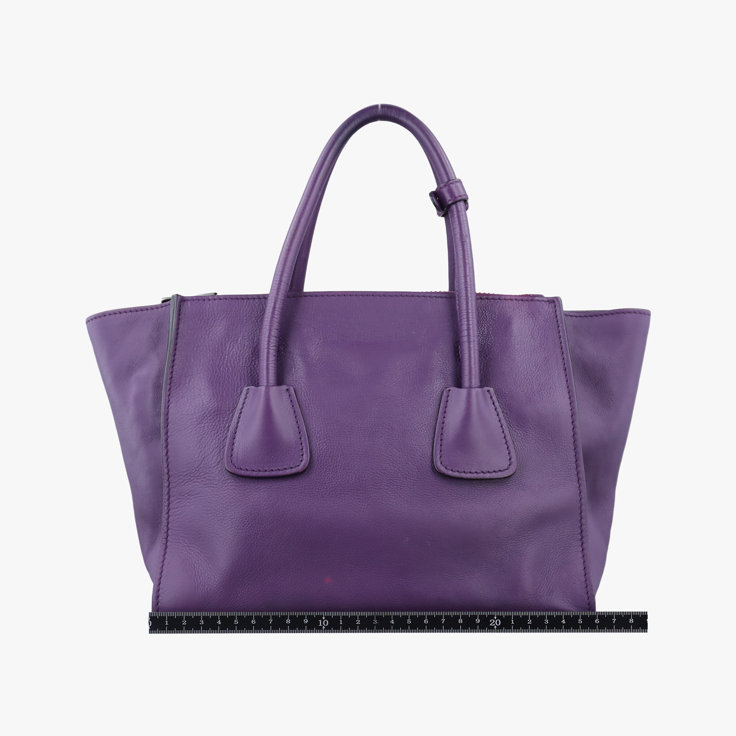 Twin Pocket Winged Tote Purple Leather BN2619 103ツイン ポケット ウィング トート パープル レザー BN2619 103