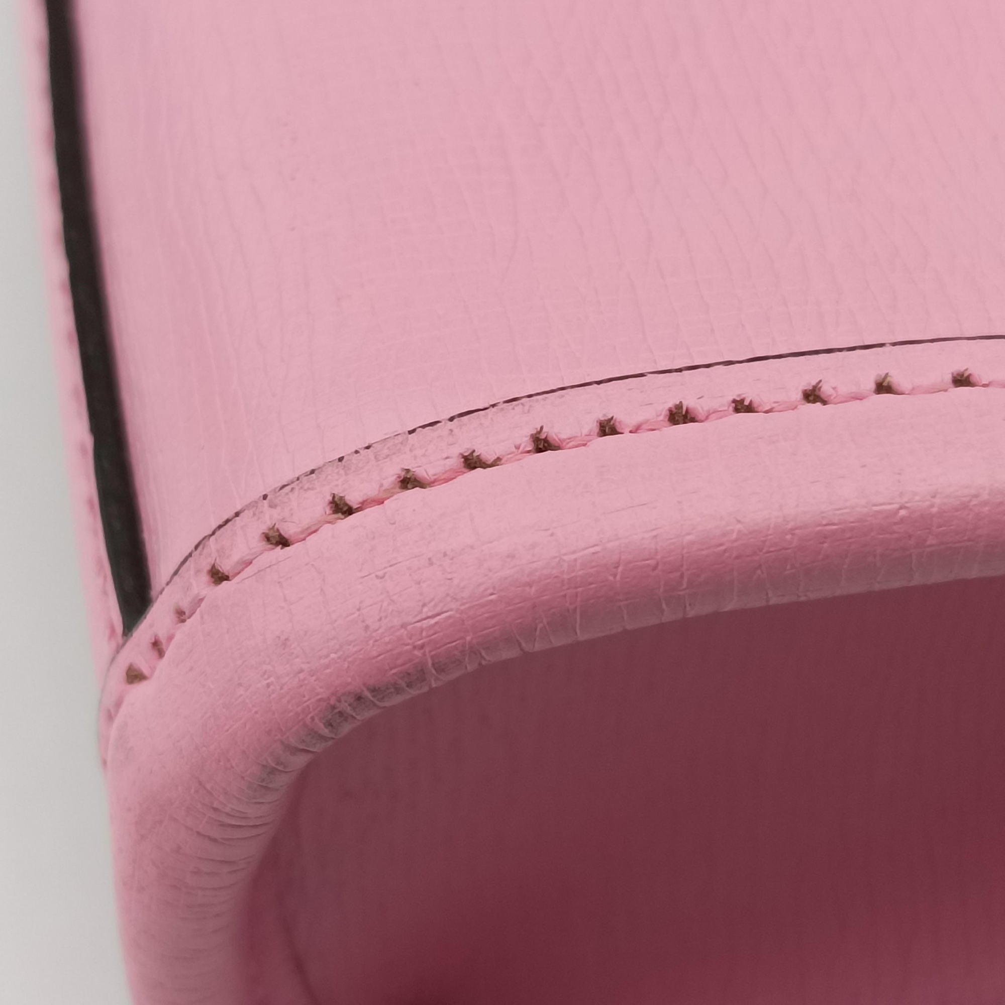 Bananya Mini Pink Leather 671623 F038425373バナニャ ミニ ピンク レザー 671623 F038425373