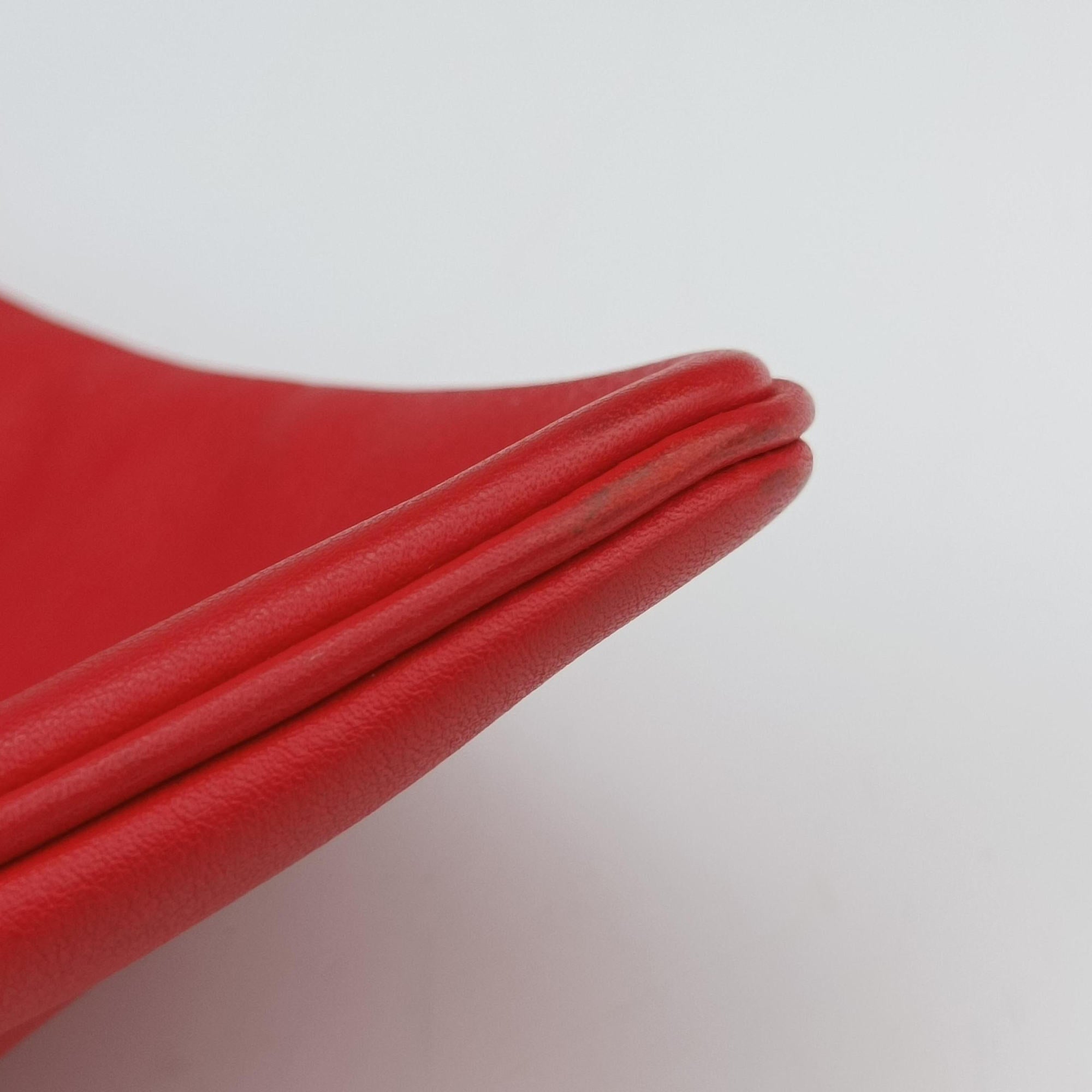 Sac Aline mini Red lambskin D AM 003 UHサック アリーヌ ミニ レッド ラムスキン D AM 003 UH