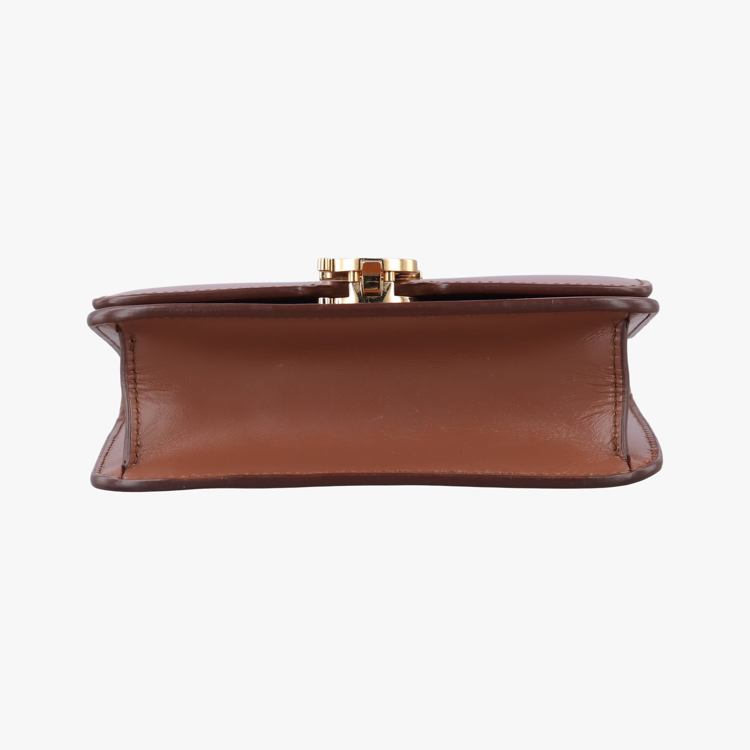 TB structured Brown Leather ITALBSRL239CALTBロゴ ブラウン レザー ITALBSRL239CAL