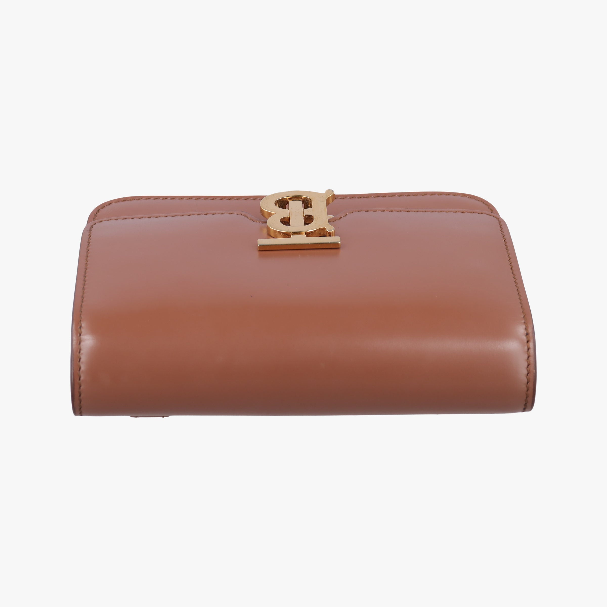 TB structured Brown Leather ITALBSRL239CALTBロゴ ブラウン レザー ITALBSRL239CAL