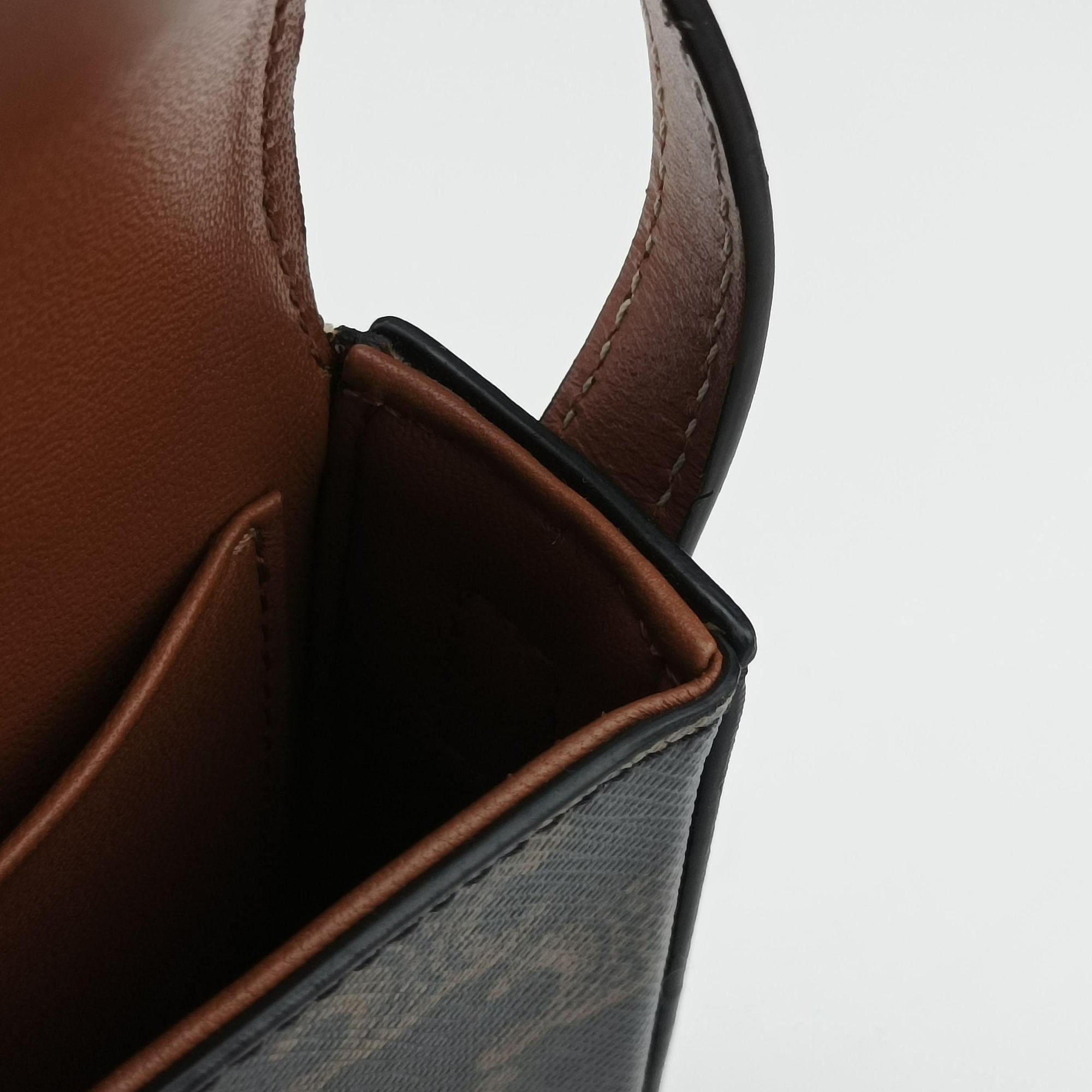 Claude Triomphe Brown PVC coated canvas W-CU-2251クロード トリオンフ ブラウン PVCコーティングキャンバス W-CU-2251