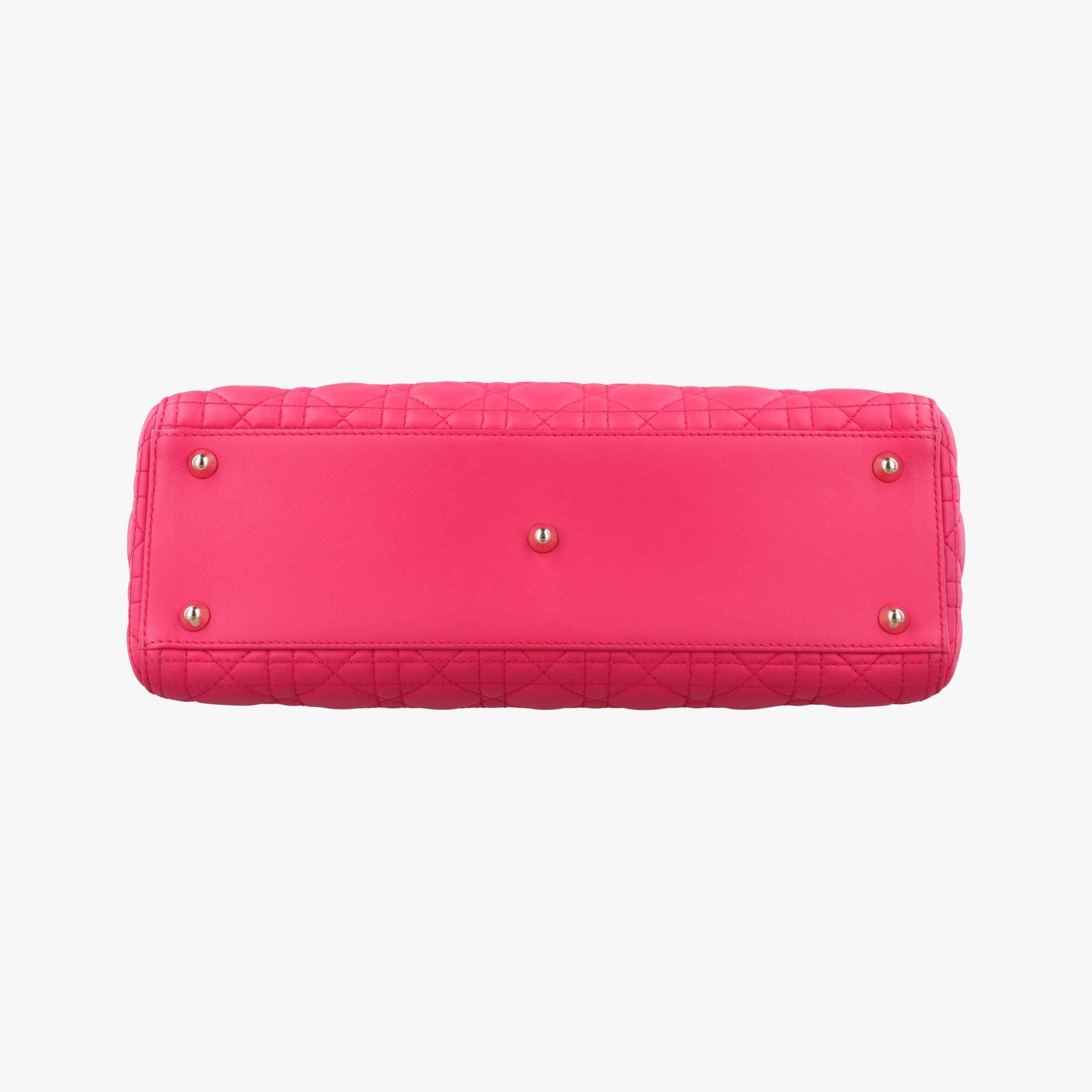 Lady Dior Rose lambskin 16-BO-0123レディディオール ローズ レッド ラムスキン 16-BO-0123