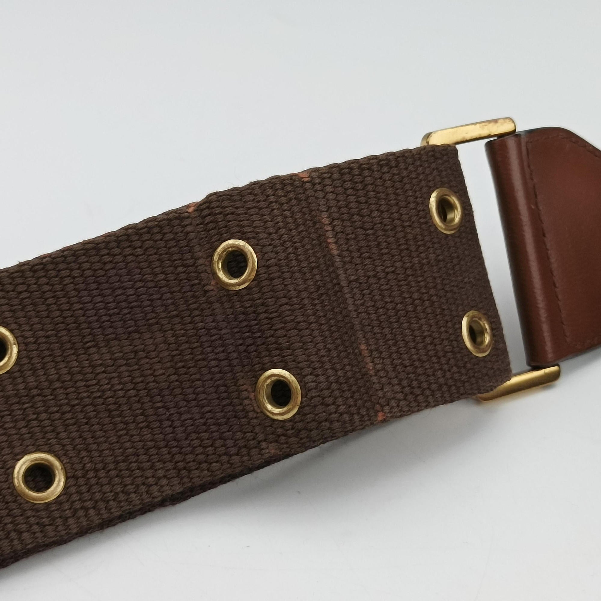 Street Chic Brown×blue canvasxleather BM-0072ストリートシック ブラウン×ブルー キャンバスxレザー BM-0072