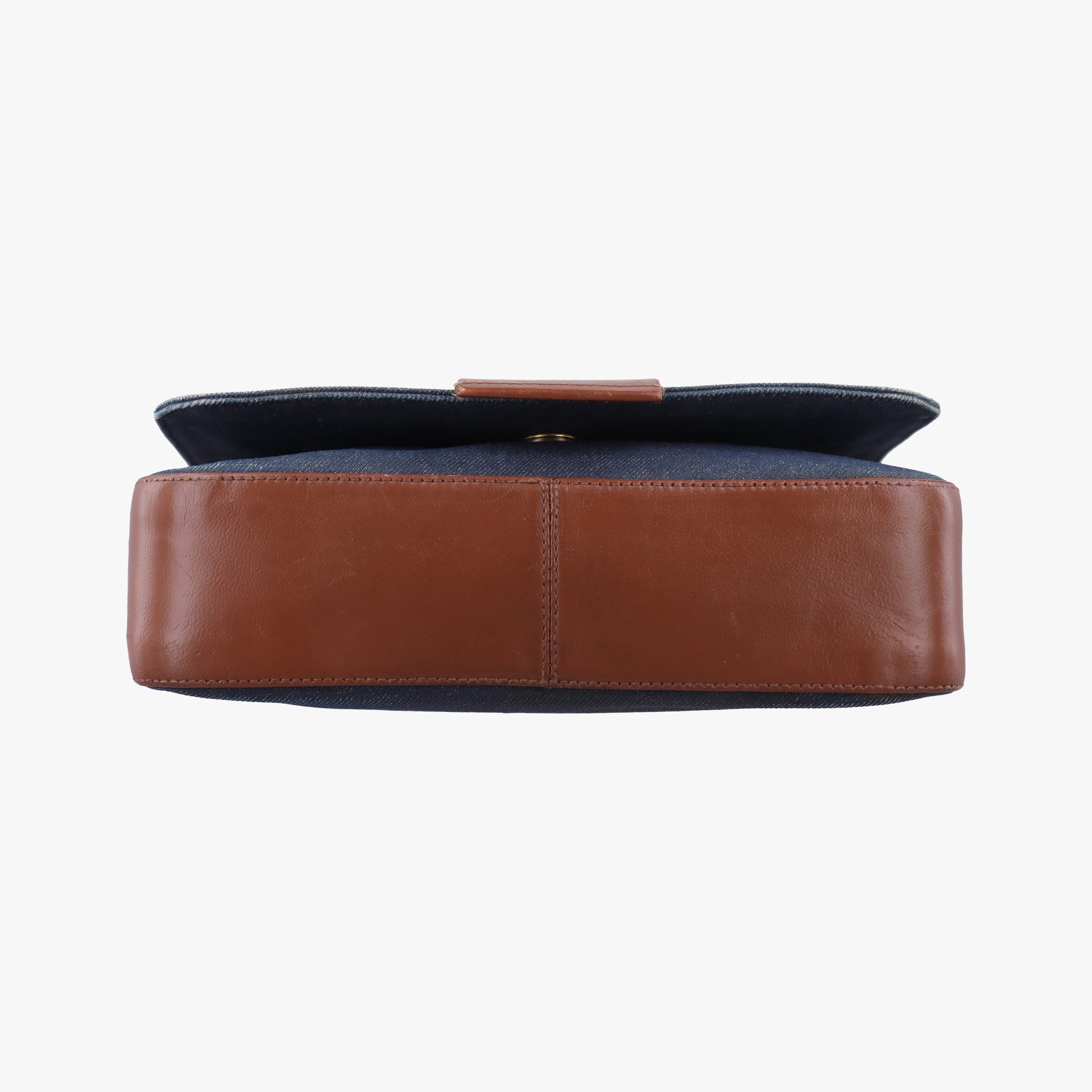 Street Chic Brown×blue canvasxleather BM-0072ストリートシック ブラウン×ブルー キャンバスxレザー BM-0072