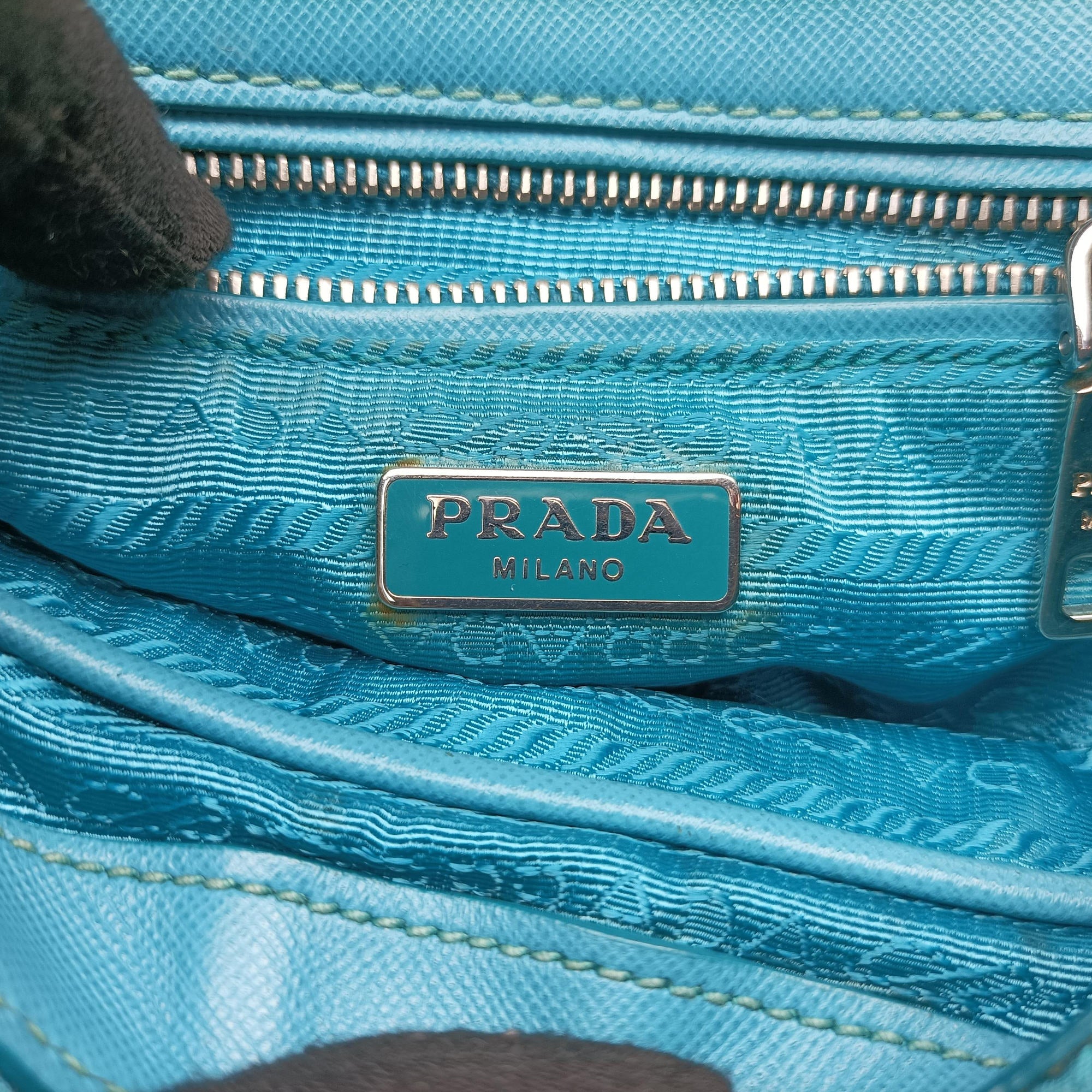 Tessuto Nylon Quilted Impuntu Flap Blue nylon 173テスートナイロンキルティング インプントゥフラップ ブルー ナイロン 173