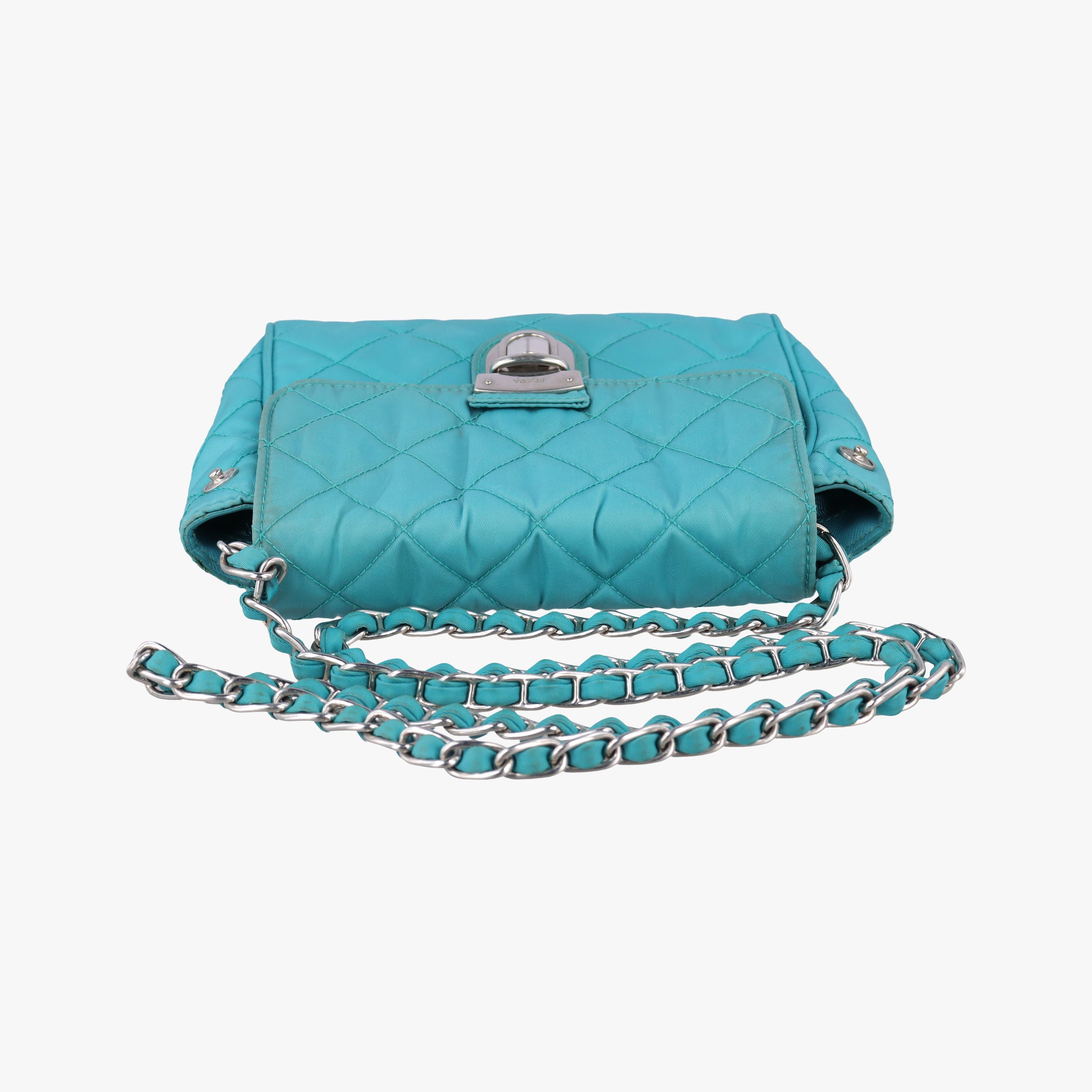 Tessuto Nylon Quilted Impuntu Flap Blue nylon 173テスートナイロンキルティング インプントゥフラップ ブルー ナイロン 173
