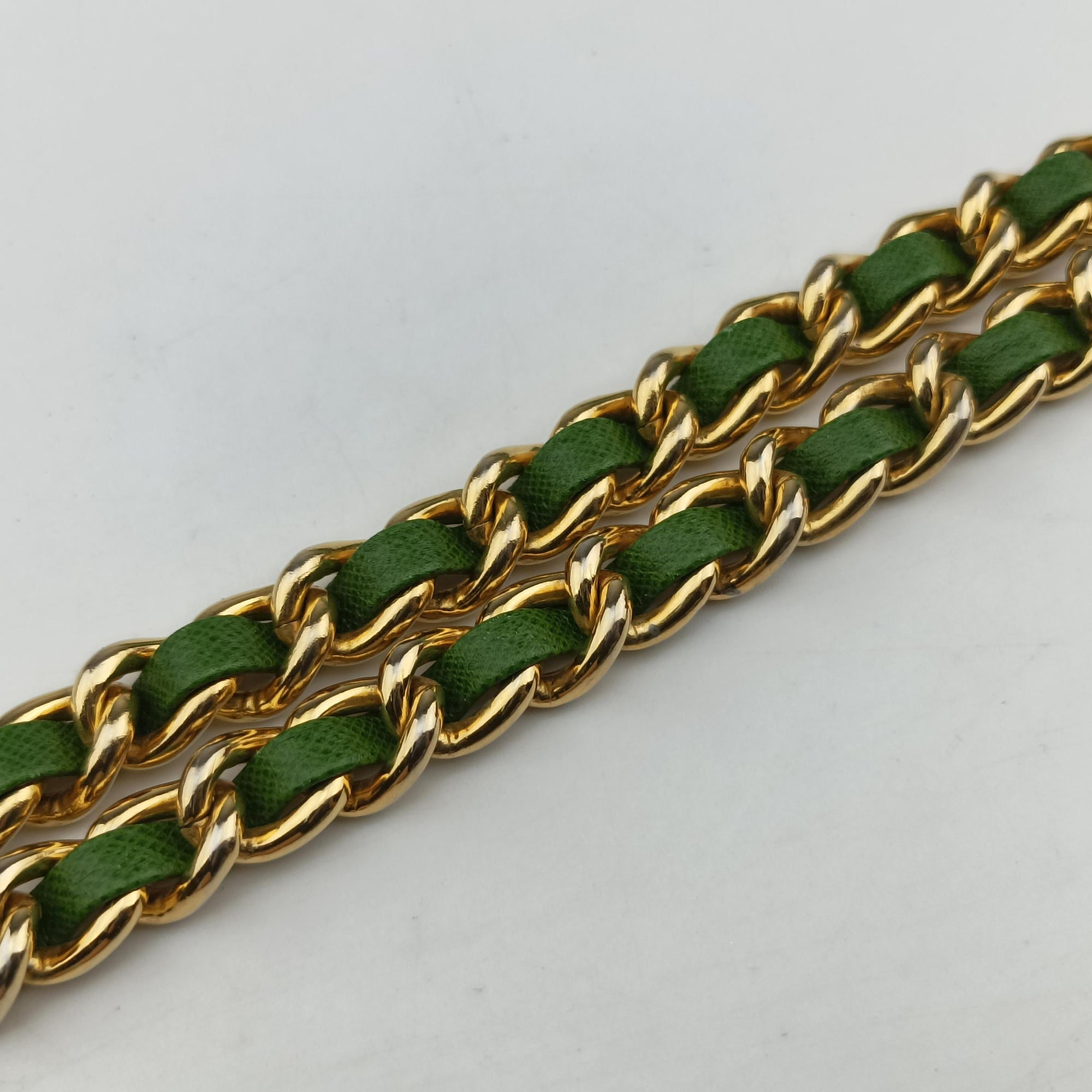 quilted tessuto Green Nylon x leather 53キルティング テスート グリーン ナイロンxレザー 53