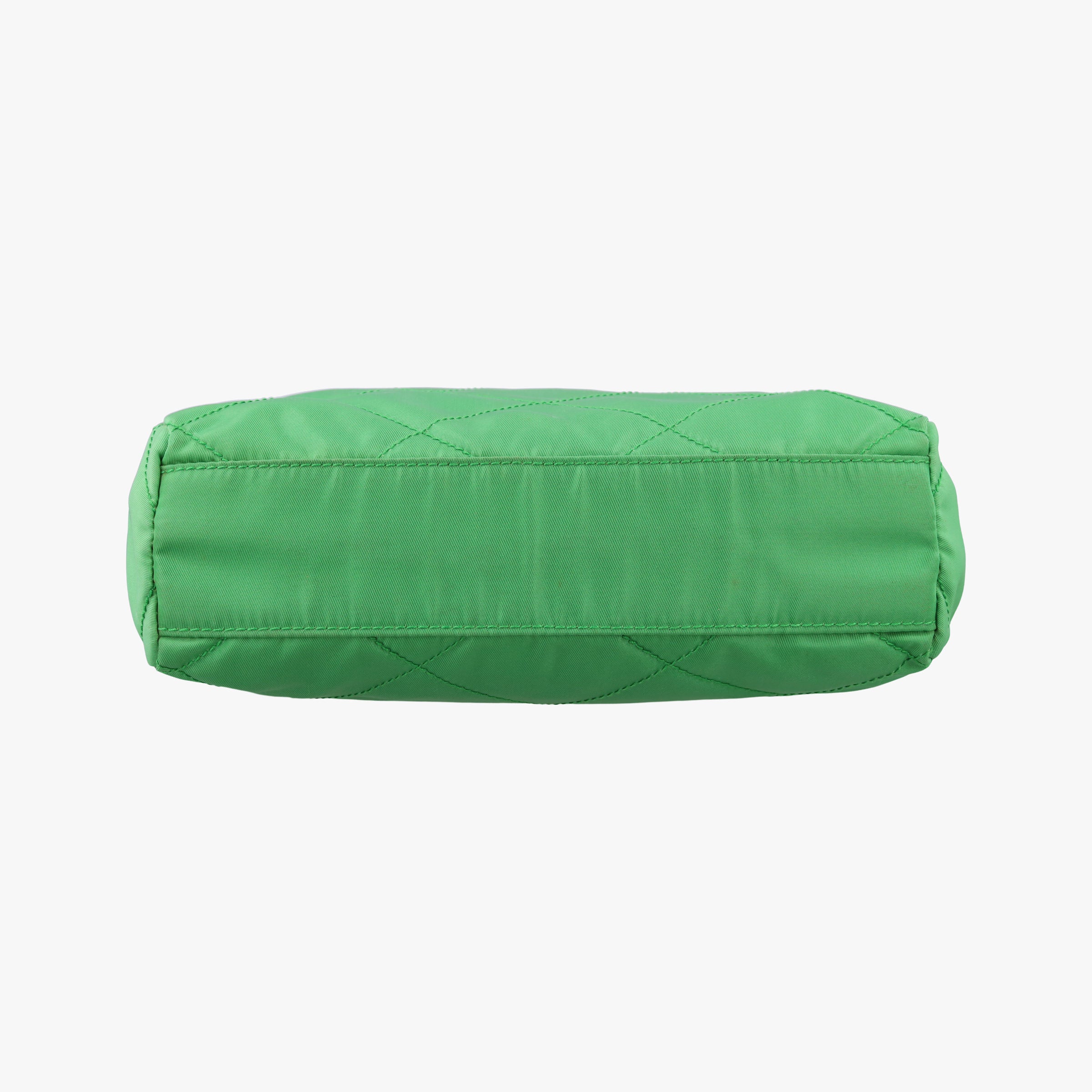 quilted tessuto Green Nylon x leather 53キルティング テスート グリーン ナイロンxレザー 53