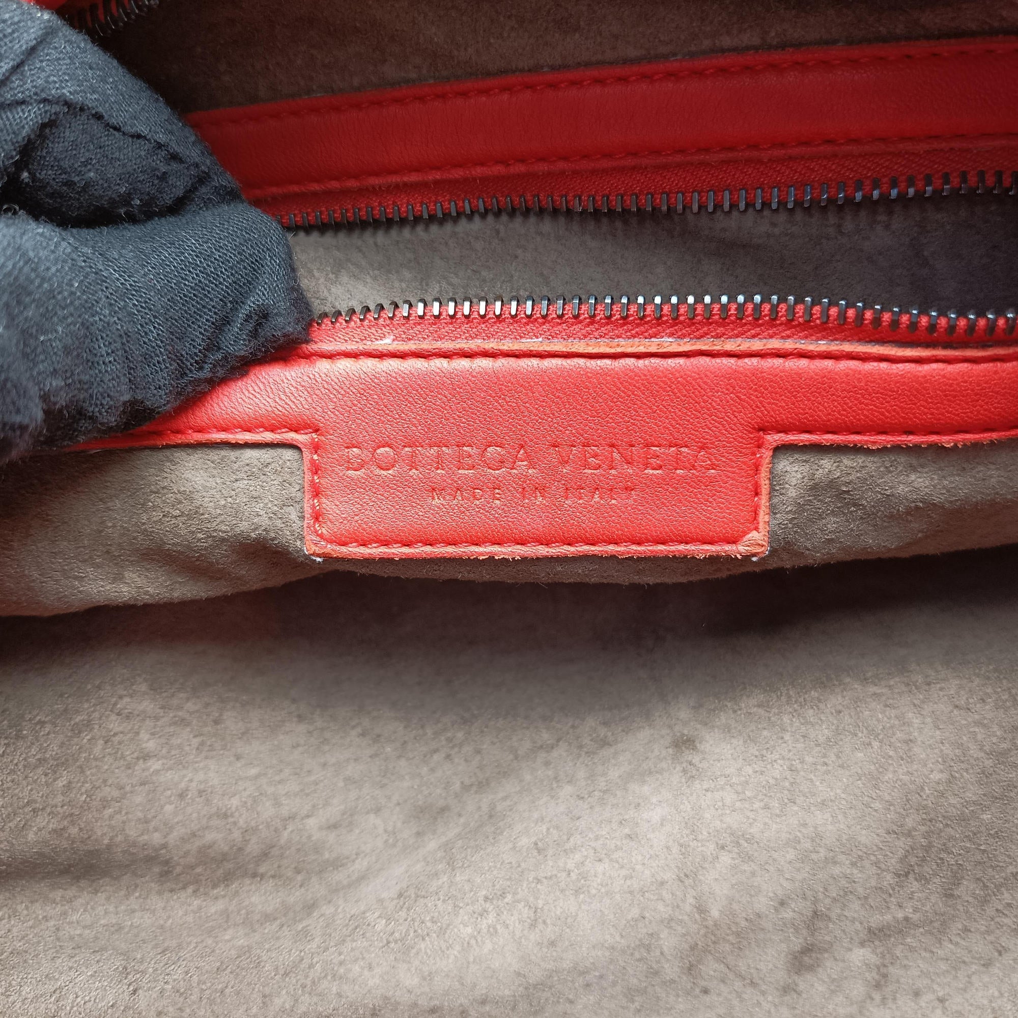 Intrecciato Orange lambskin B00012532Yイントレチャート オレンジ ラムスキン B00012532Y