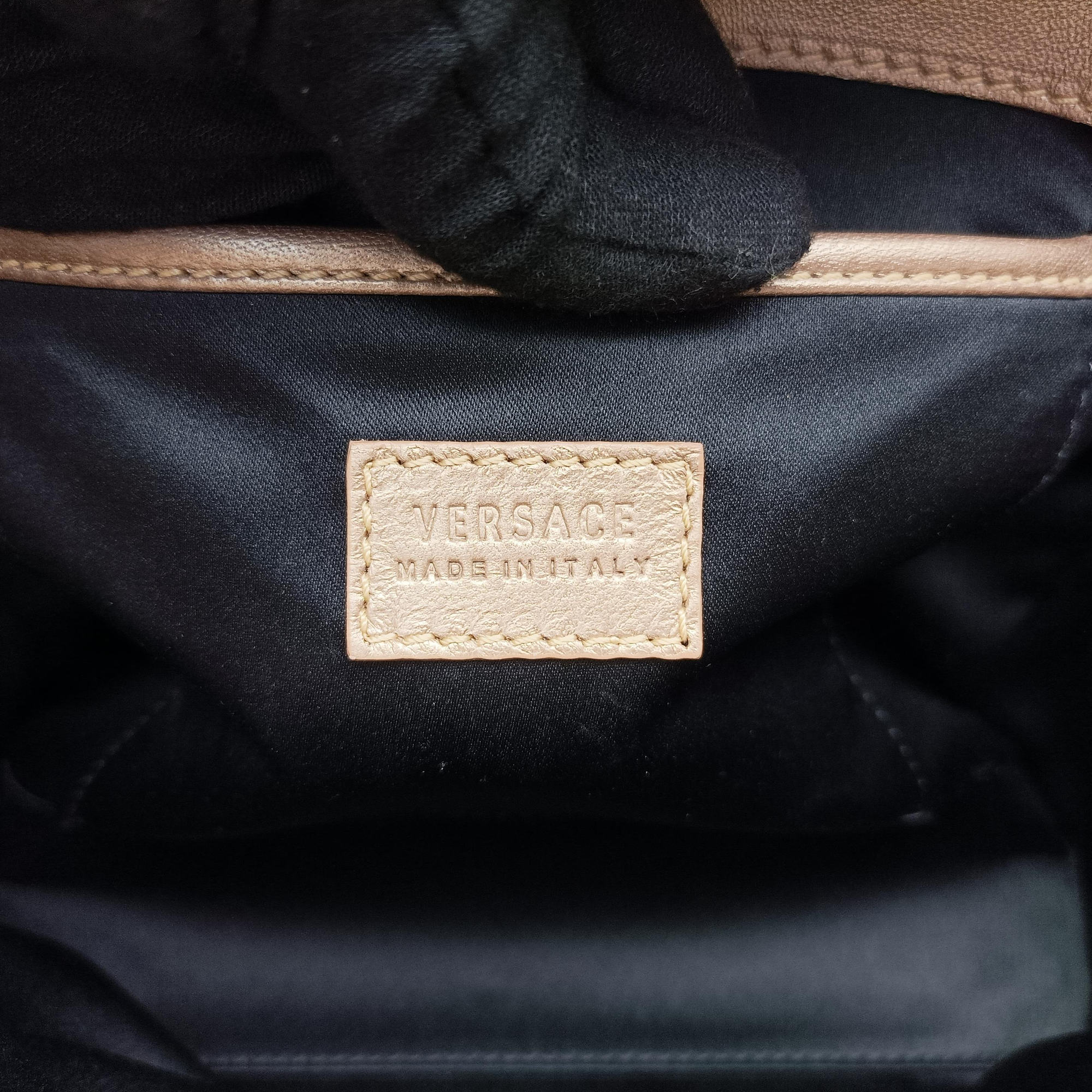 Medusa Golden Patent x Leather CLG047060824923メデューサ ゴールド パテントxレザー CLG047060824923