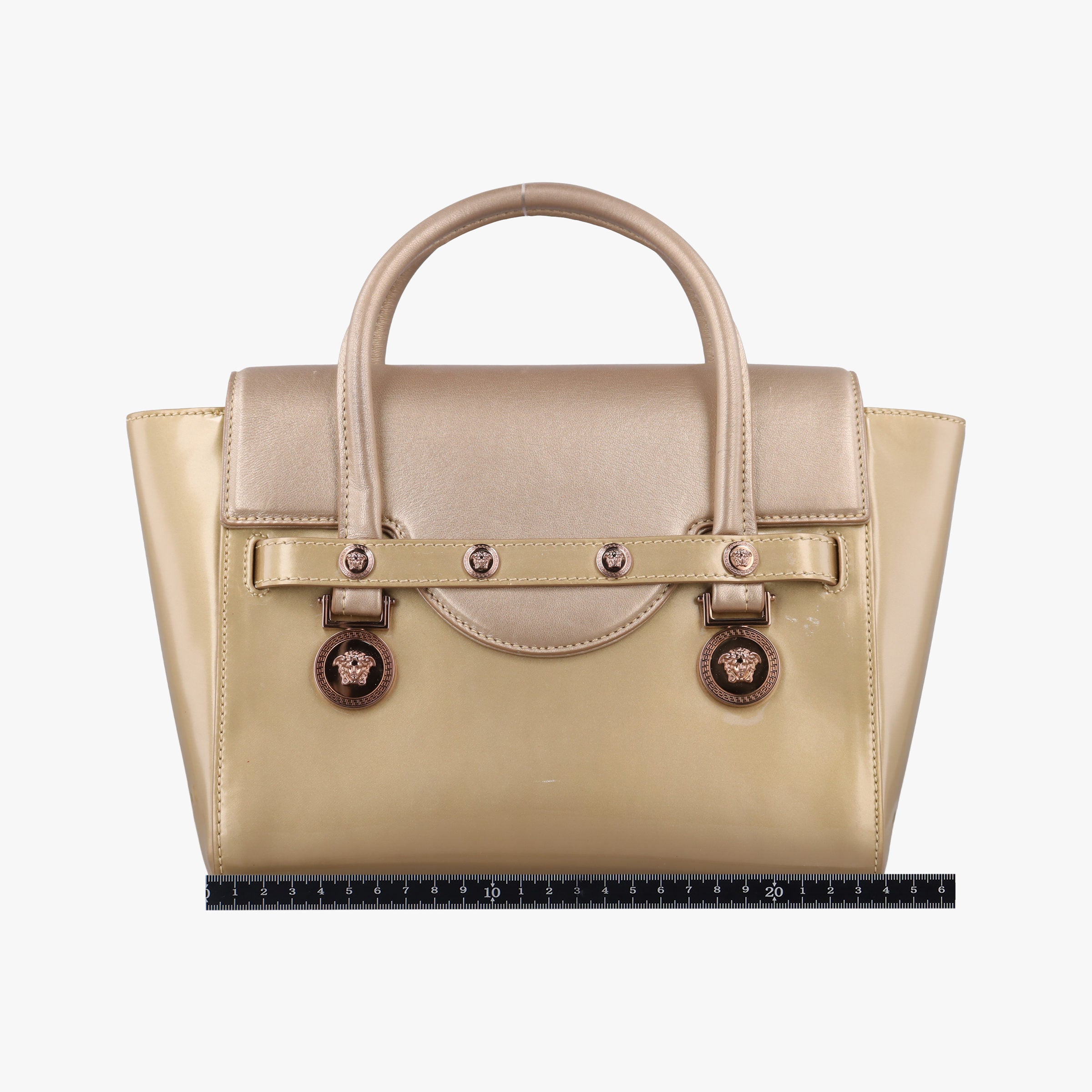 Medusa Golden Patent x Leather CLG047060824923メデューサ ゴールド パテントxレザー CLG047060824923