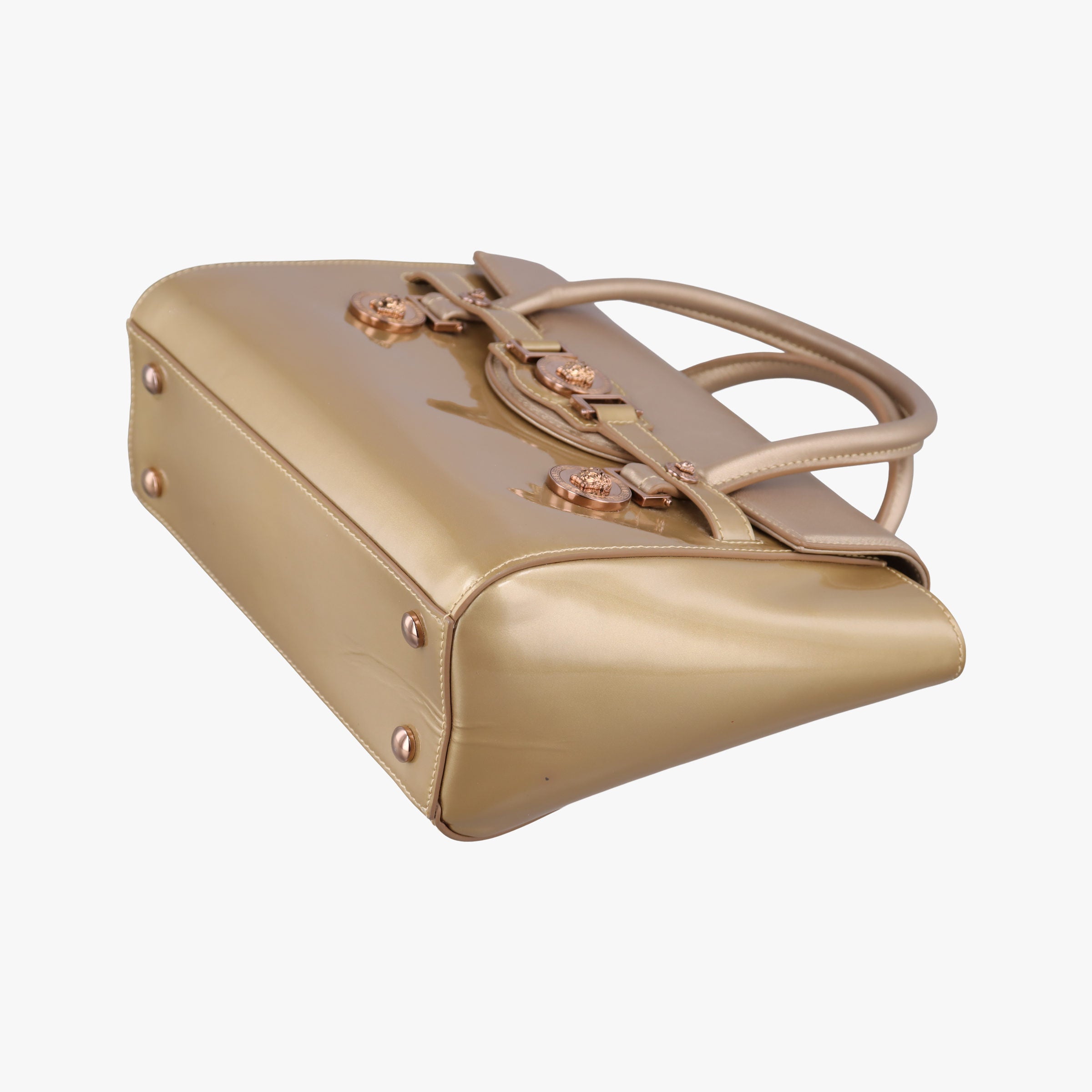 Medusa Golden Patent x Leather CLG047060824923メデューサ ゴールド パテントxレザー CLG047060824923