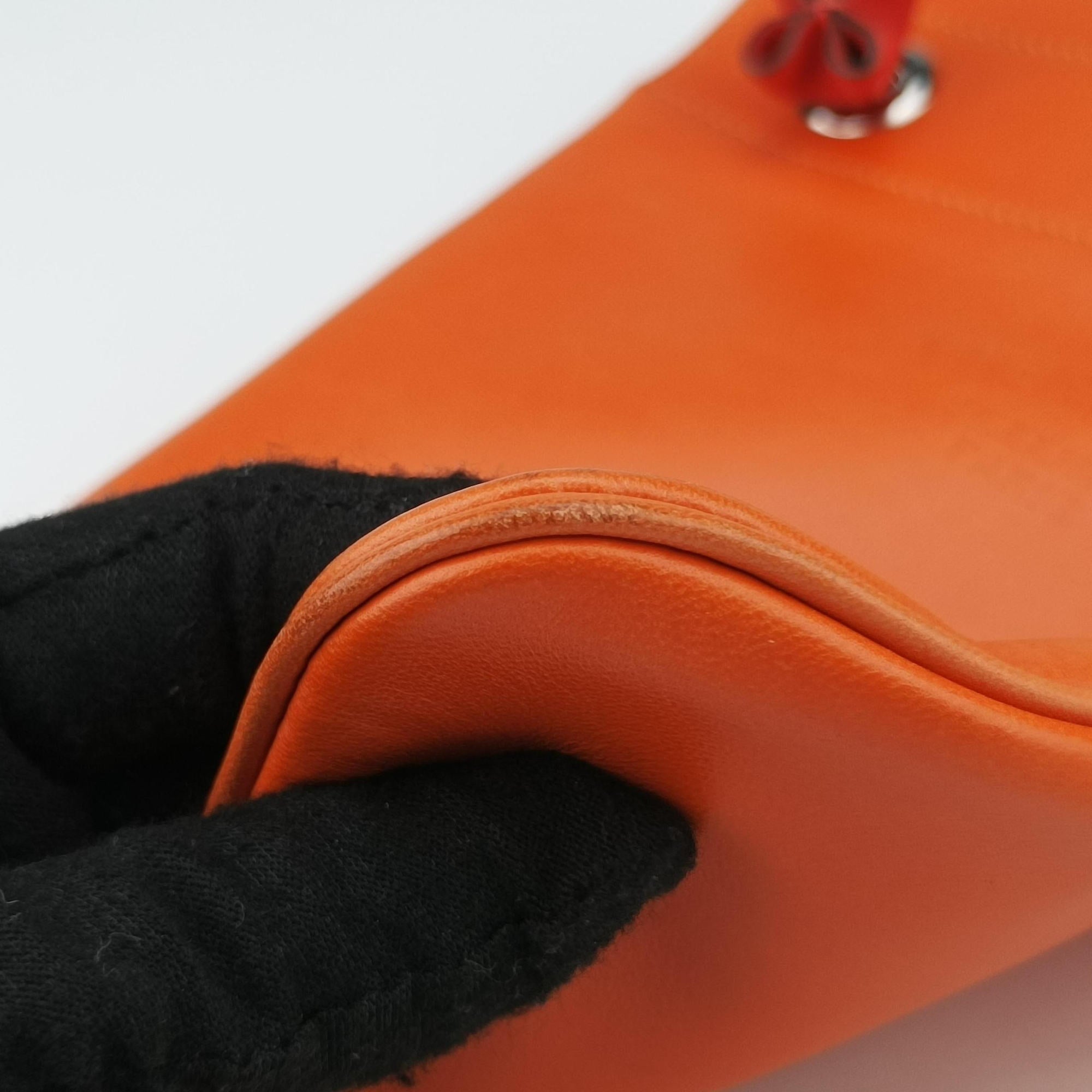 Sac Aline mini Orange Leather Z AM 011 UHサック アリーヌ ミニ オレンジ レザー Z AM 011 UH
