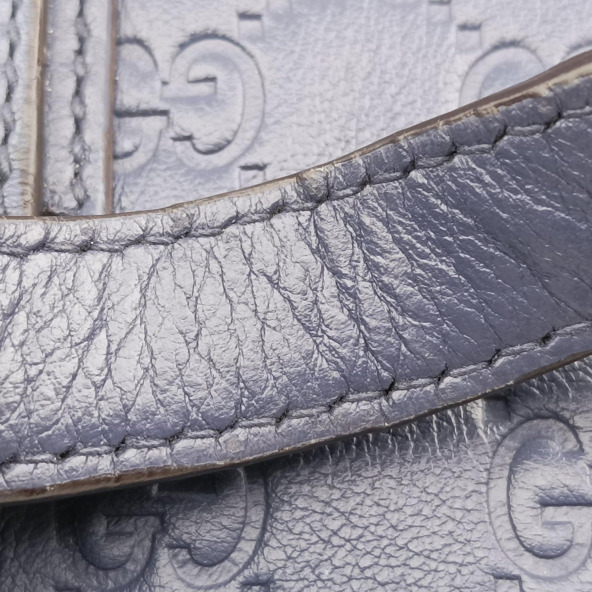 Guccissima GG Imprime Blue Leather 211120 I015246556グッチシマ インプリメ ブルー レザー 211120 I015246556