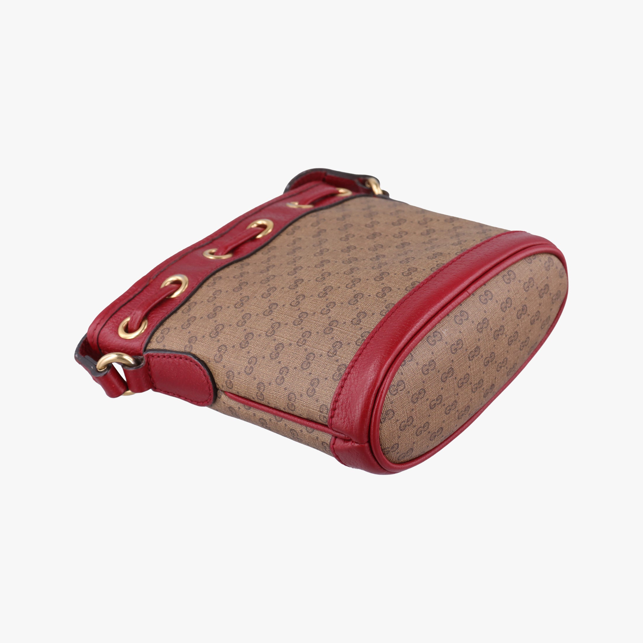 Doraemon collaboration Brown×Red×Multi PVC coated canvas×Leather 647801 G033912944ドラえもんコラボ ブラウン×レッド×マルチ PVCコーティングキャンバス×レザー 647801 G033912944