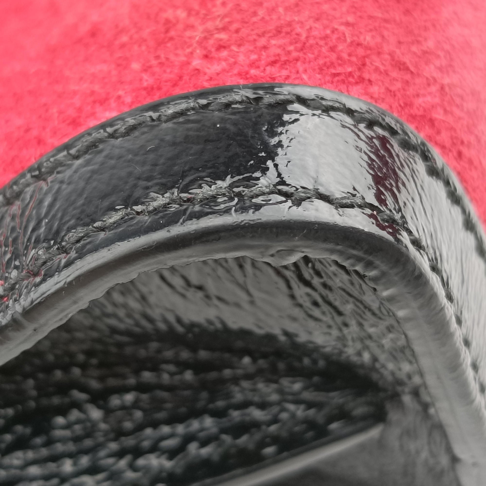 Ophidia Red×Black Suede×Patent 503877 H025787100オフィディア レッド×ブラック スエード×パテント 503877 H025787100