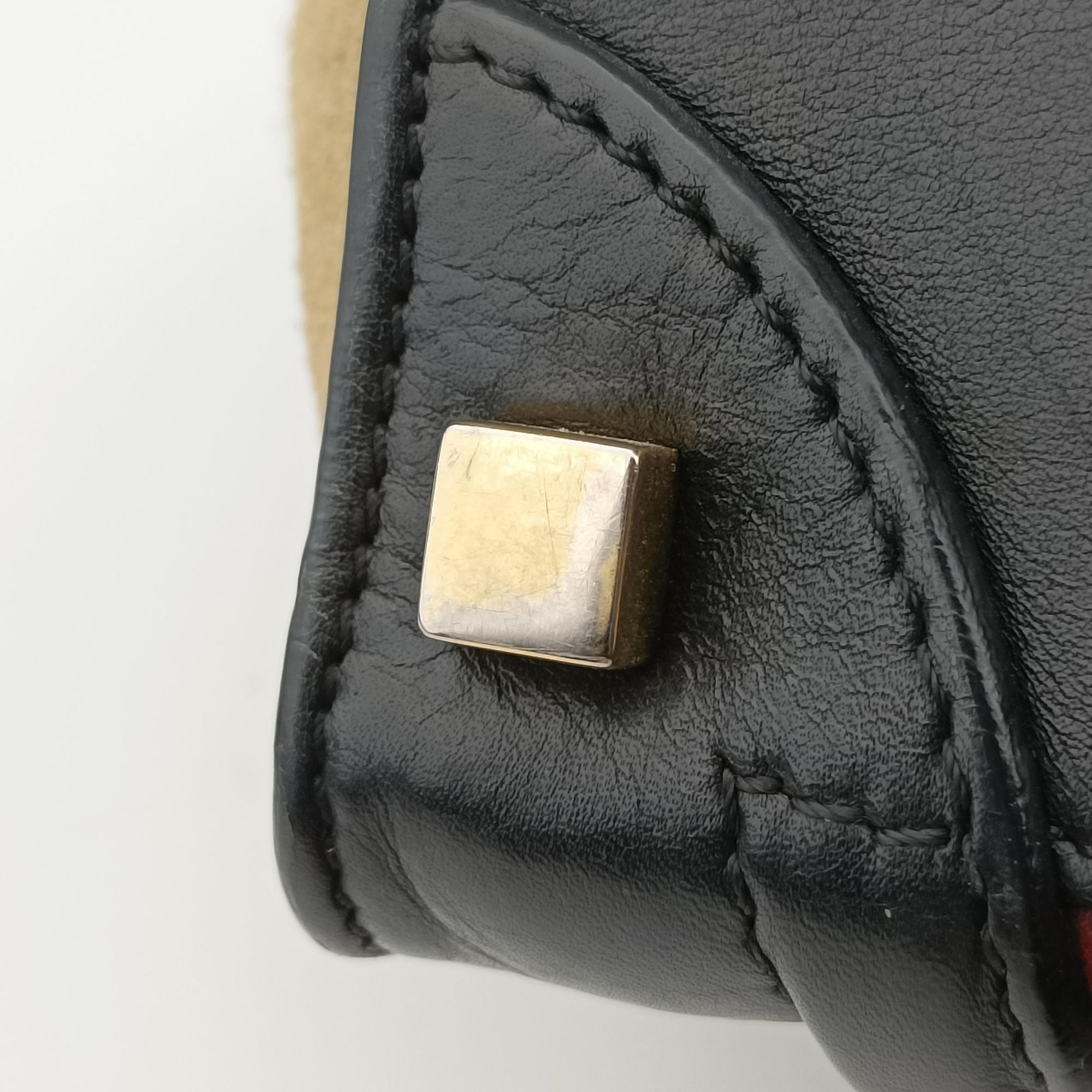 Luggage Micro shopper Bordeaux×black×beige Suede×leather S-VP-1112 S-MM-1122ラゲージマイクロショッパー ボルドー×ブラック×ベージュ スエード×レザー S-VP-1112 S-MM-1122