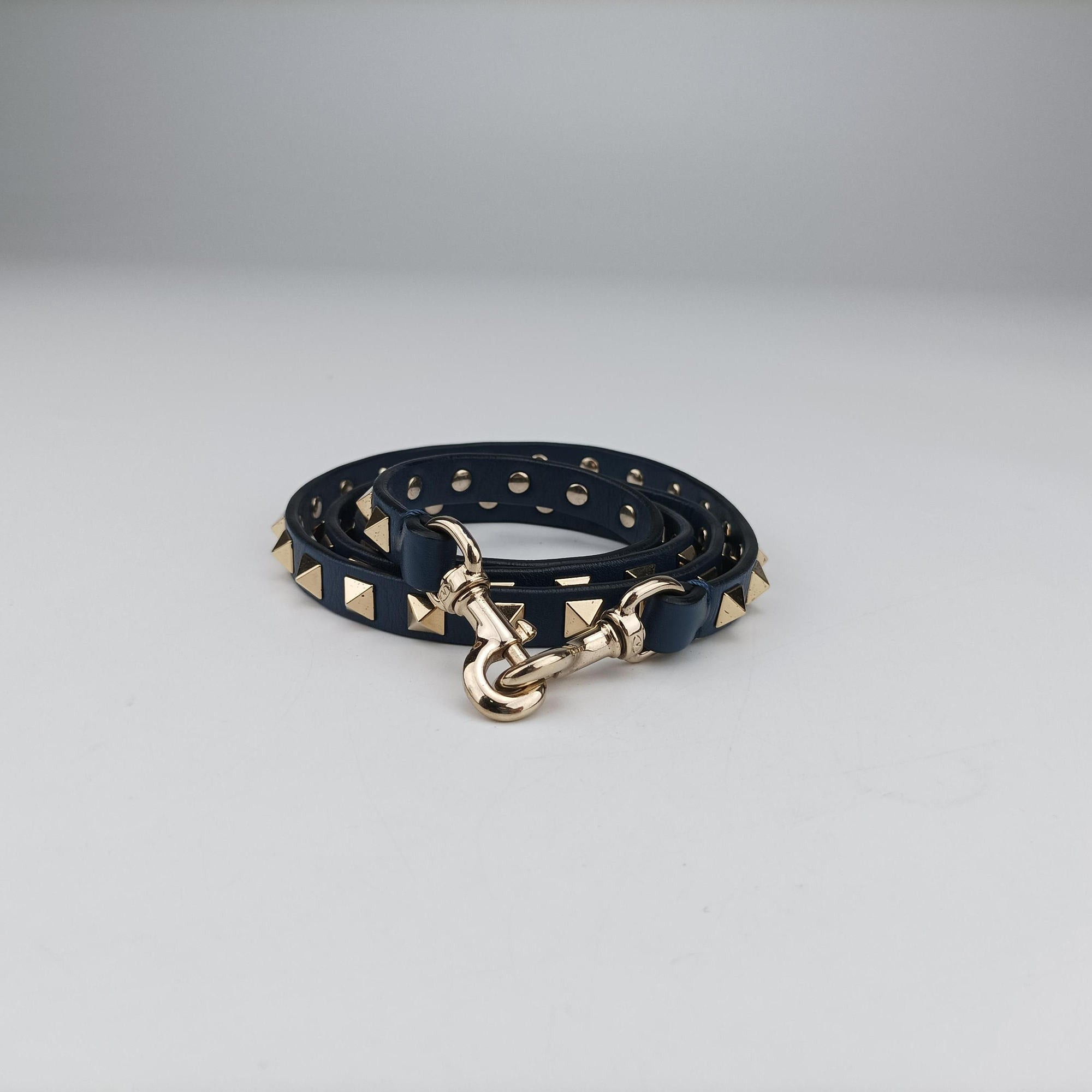 Rockstud Navy Leather Lot number unknownロックスタッズ ネイビー レザー 製番不明