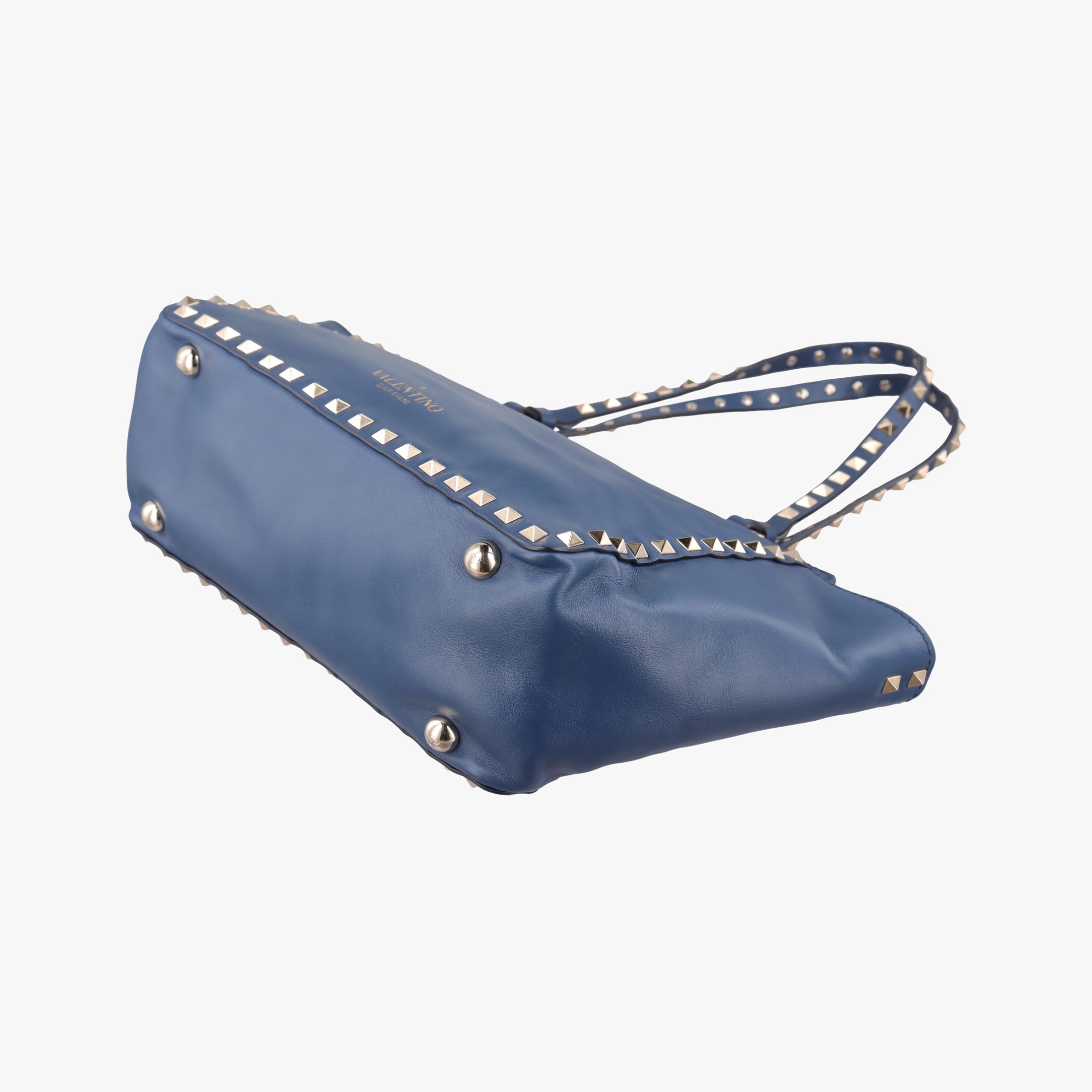 Rockstud Navy Leather Lot number unknownロックスタッズ ネイビー レザー 製番不明