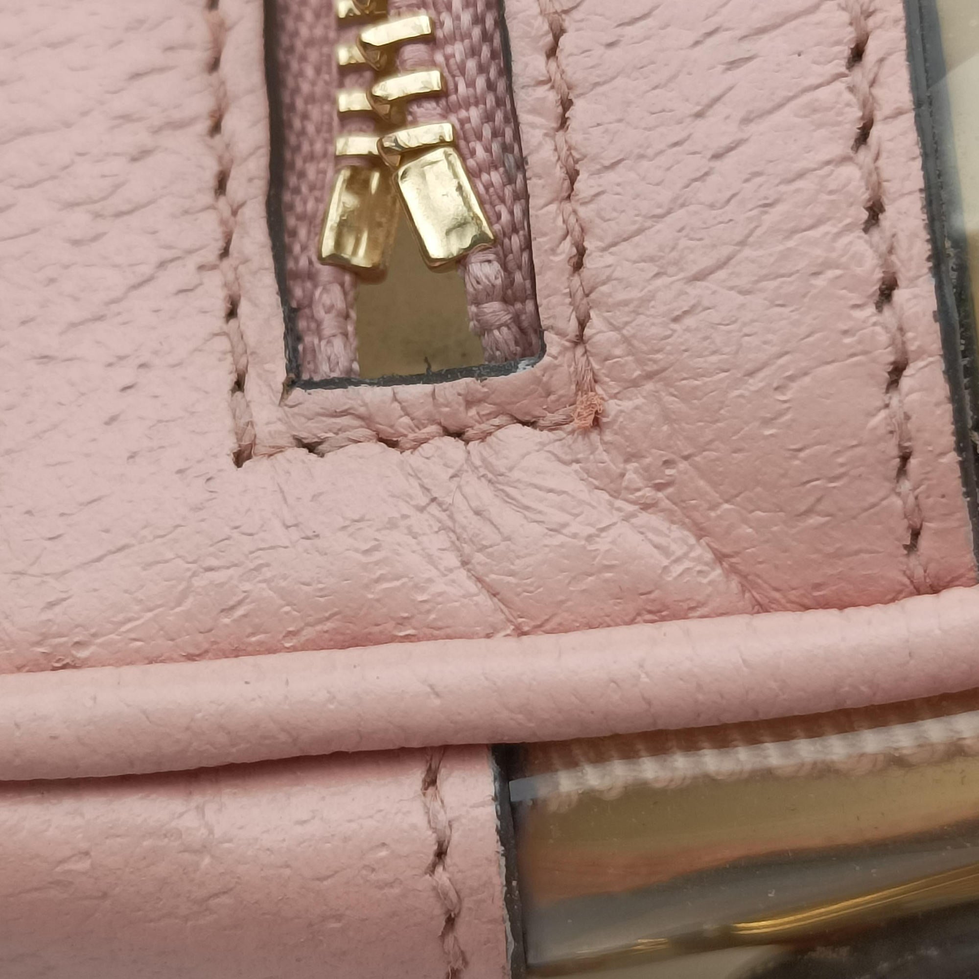 OPHIDIA Pink×Transparent PVC coated canvas 517350 オフィディア ピンク×クリア PVCコーティングキャンバス 517350