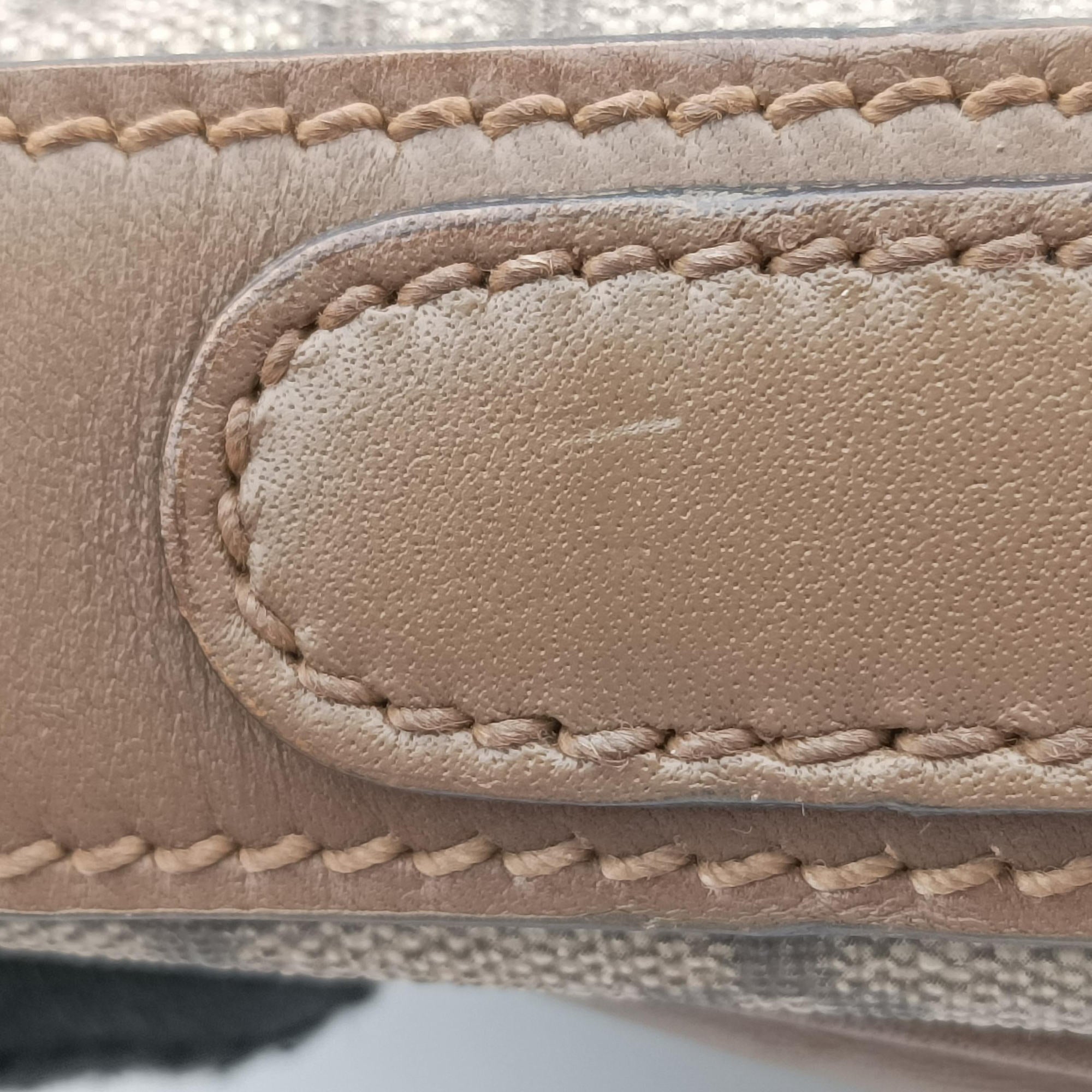 Diamante business Brown PVC coated canvas×Leather 267898 I9323918ディアマンテ ビジネス ブラウン PVCコーティングキャンバス×レザー 267898 I9323918