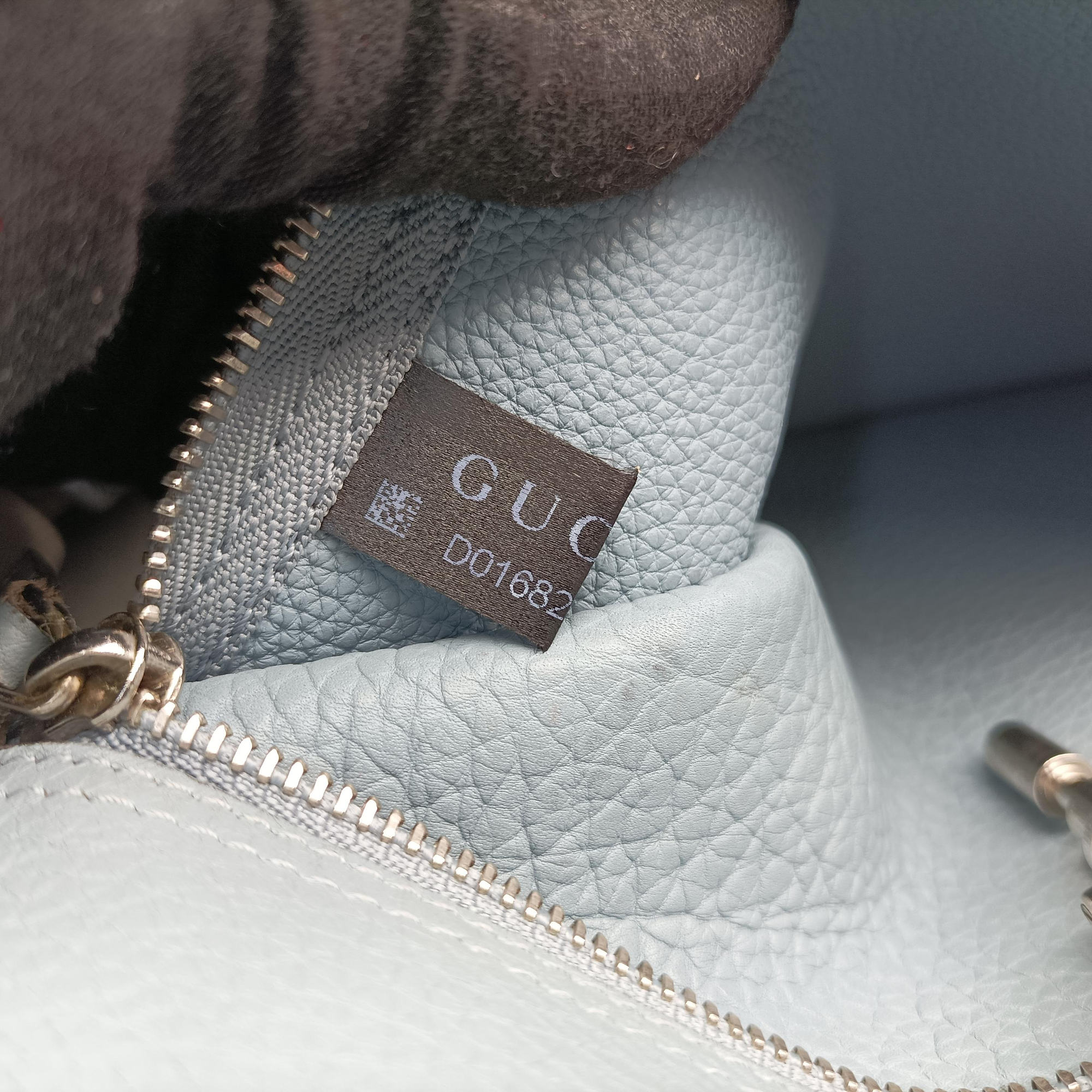 new jackie Blue Leather 365460 D016825924ニュージャッキー ブルー レザー 365460 D016825924