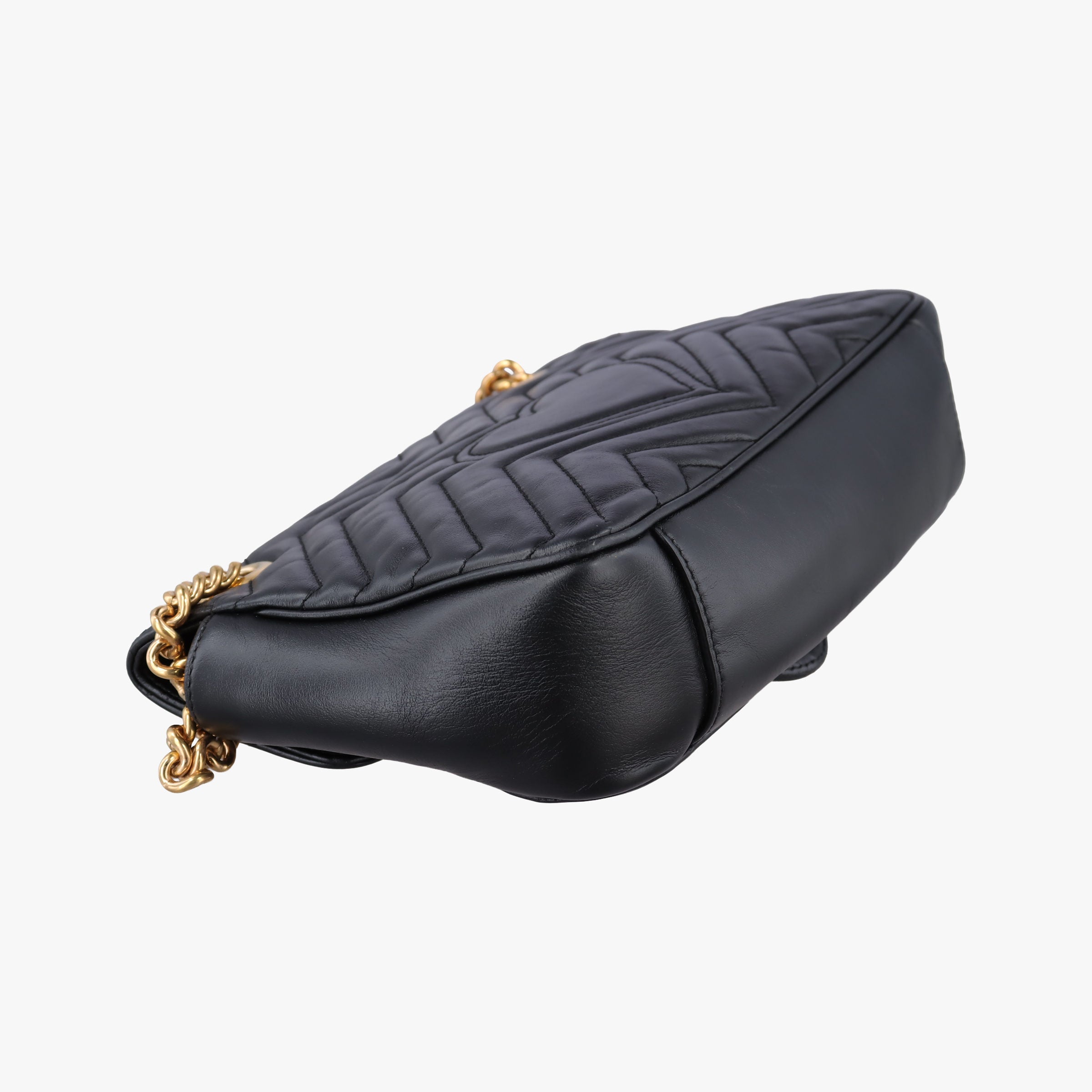 GG Marmont Black Leather 443497 G025889857GGマーモント ブラック レザー 443497 G025889857