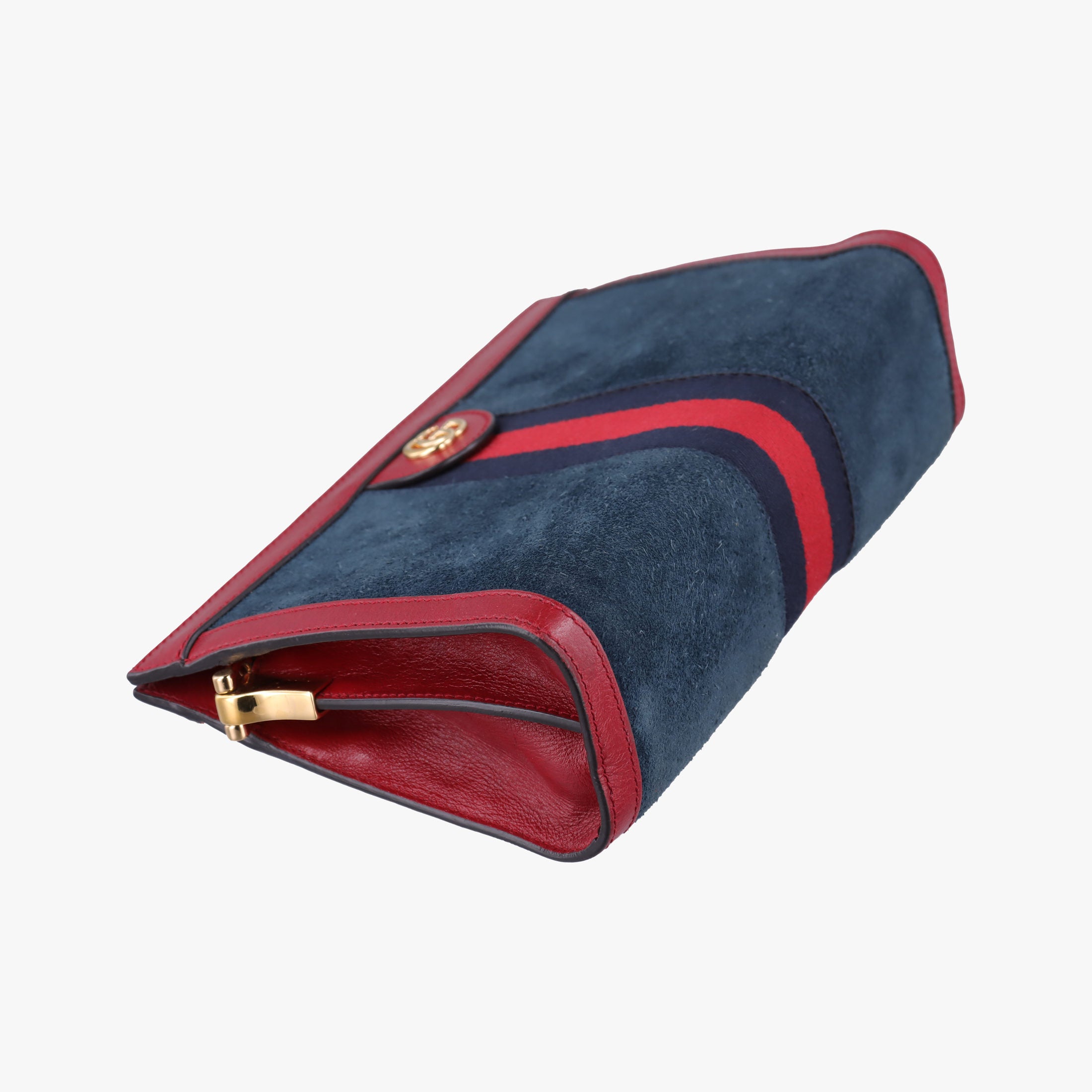 Ophidia Navy×red Suede×leather 503877 H027409795オフィディア ネイビー×レッド スエード×レザー 503877 H027409795