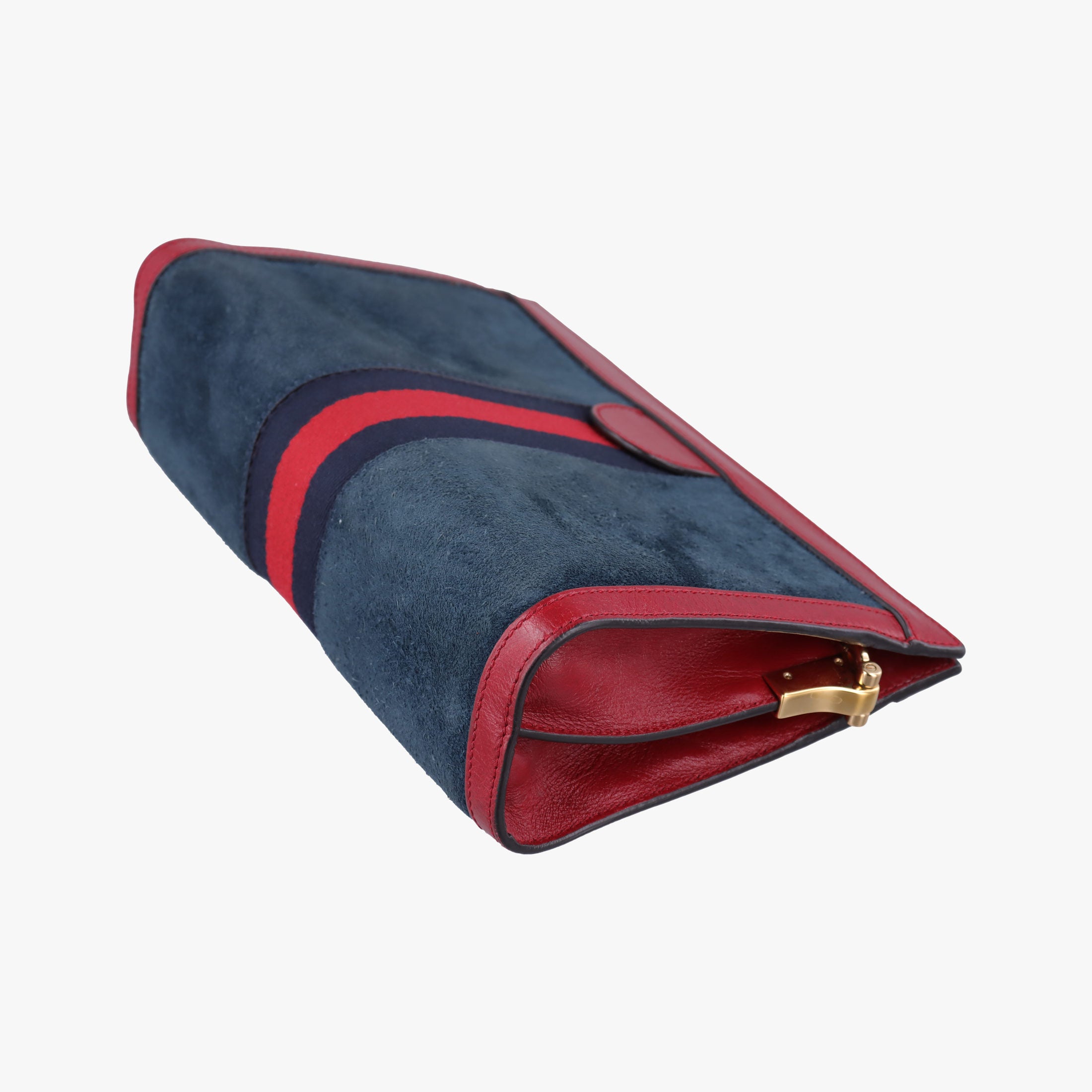 Ophidia Navy×red Suede×leather 503877 H027409795オフィディア ネイビー×レッド スエード×レザー 503877 H027409795