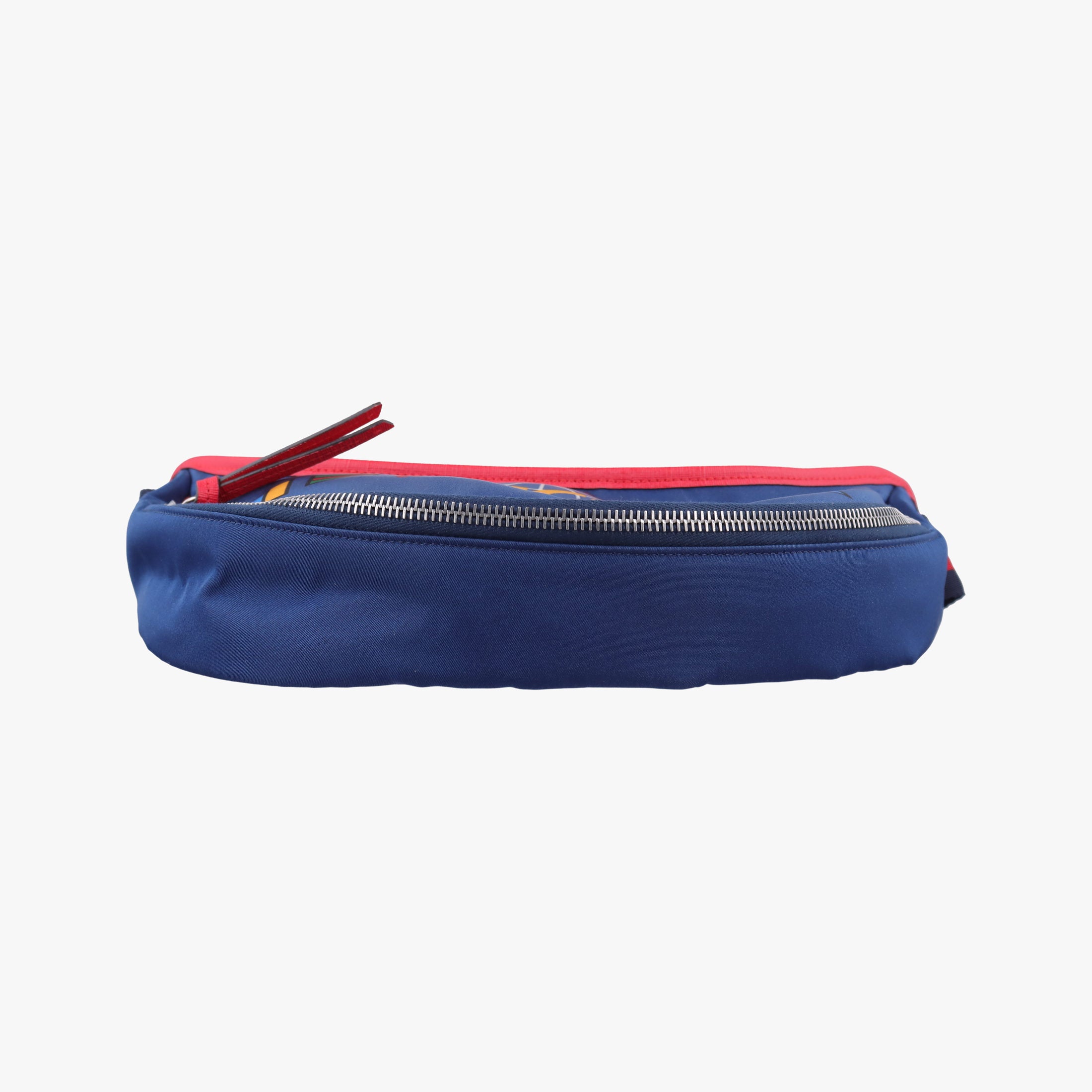 kids half moon bag Blue×Red nylon 611686 キッズ ハーフムーンバッグ ブルー×レッド ナイロン 611686
