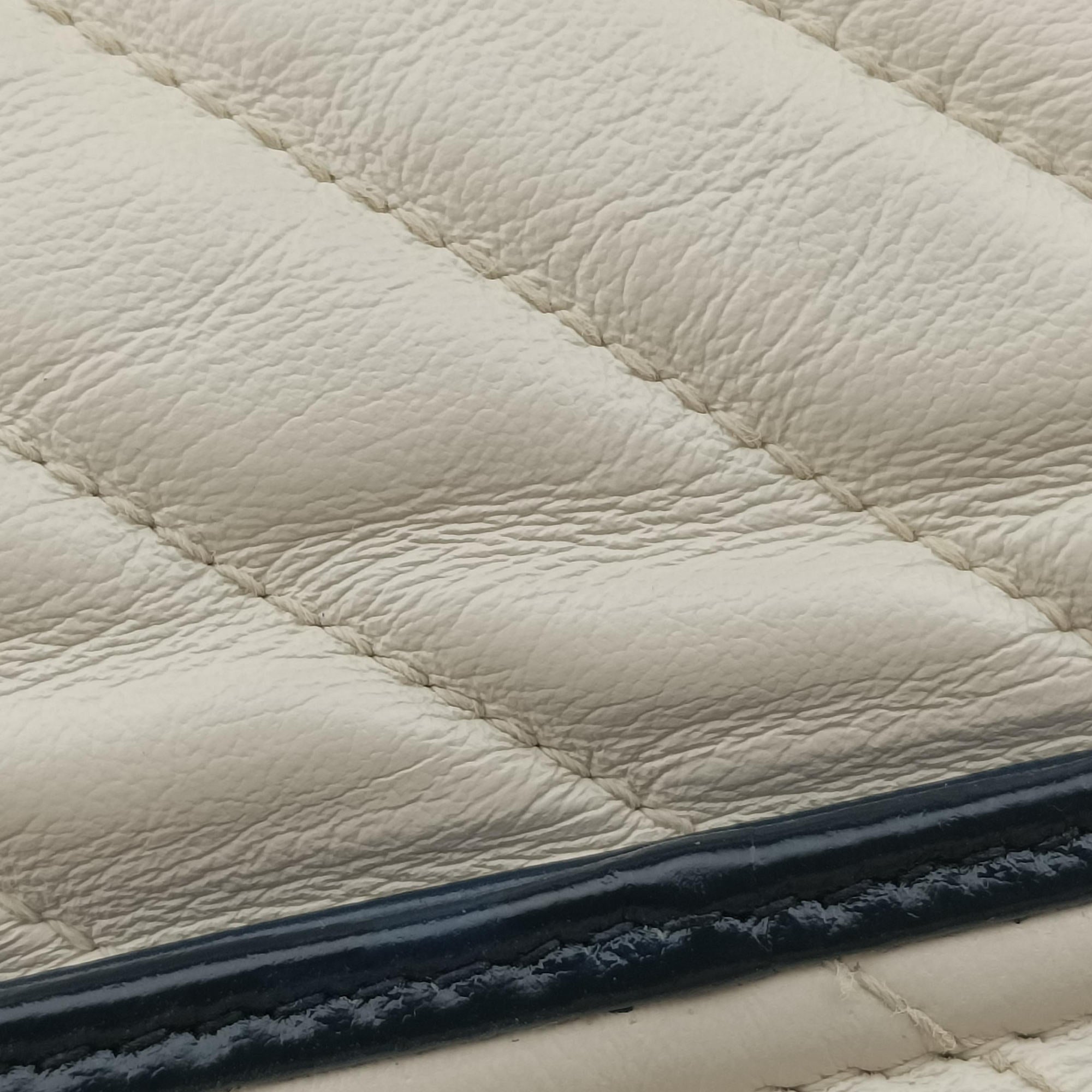 GG Marmont White×navy Leather 443497 H034766400GGマーモント ホワイト×ネイビー レザー 443497 H034766400