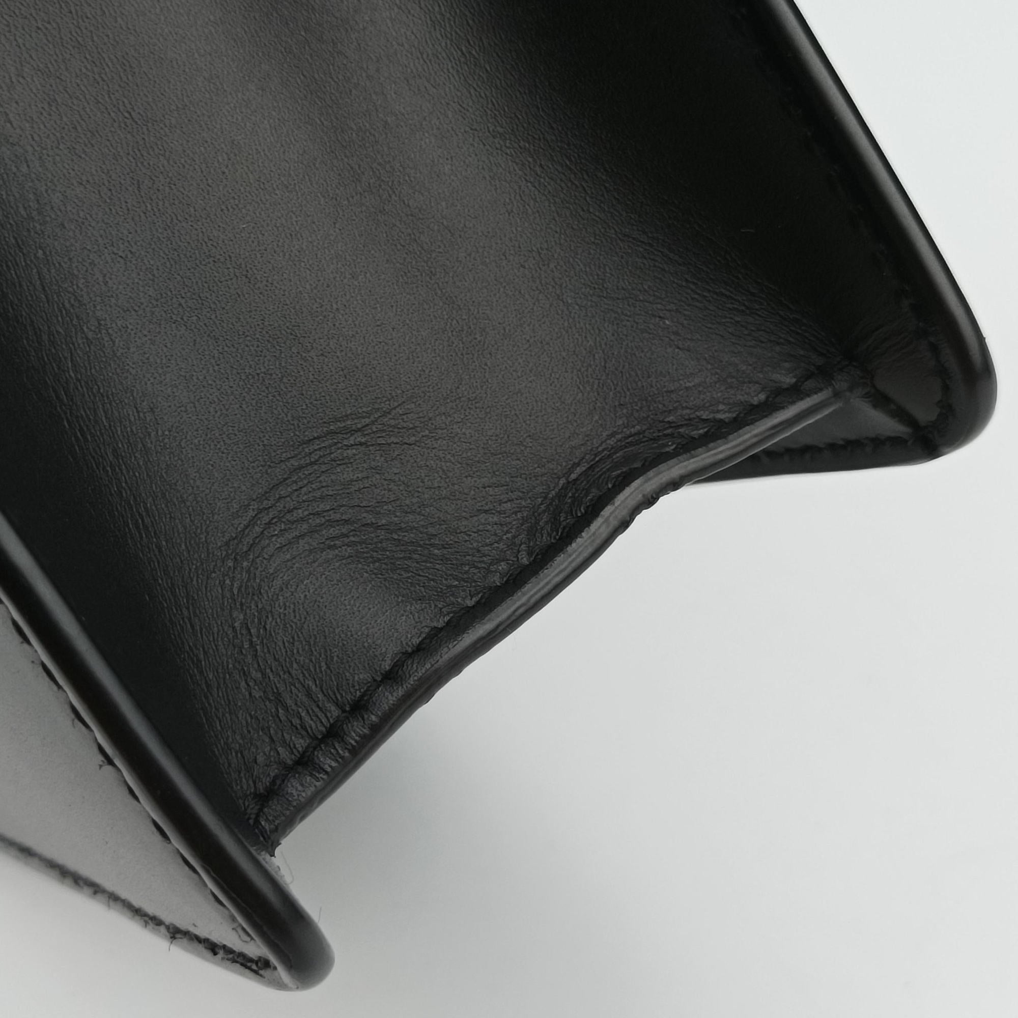 Sylvie Black Leather 470270 H022413199シルヴィ ブラック レザー 470270 H022413199