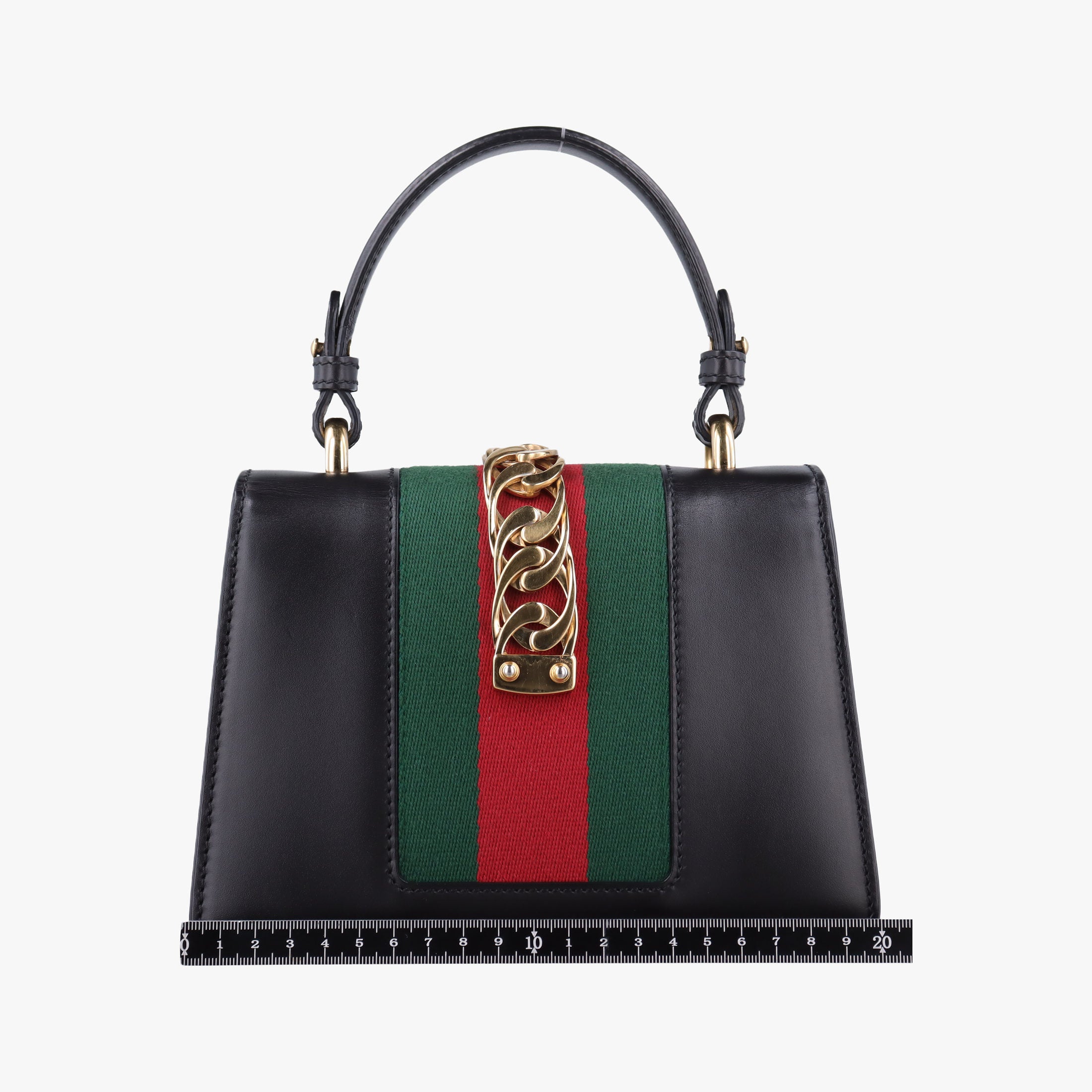 Sylvie Black Leather 470270 H022413199シルヴィ ブラック レザー 470270 H022413199
