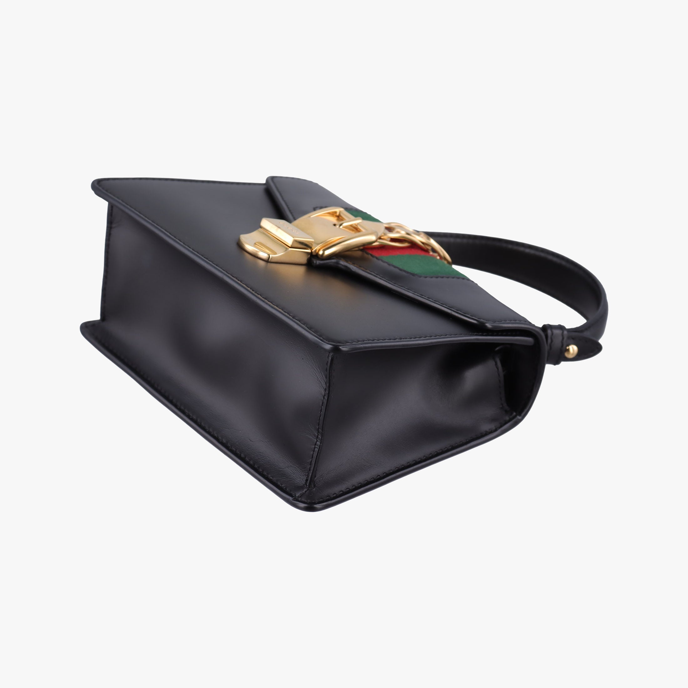 Sylvie Black Leather 470270 H022413199シルヴィ ブラック レザー 470270 H022413199