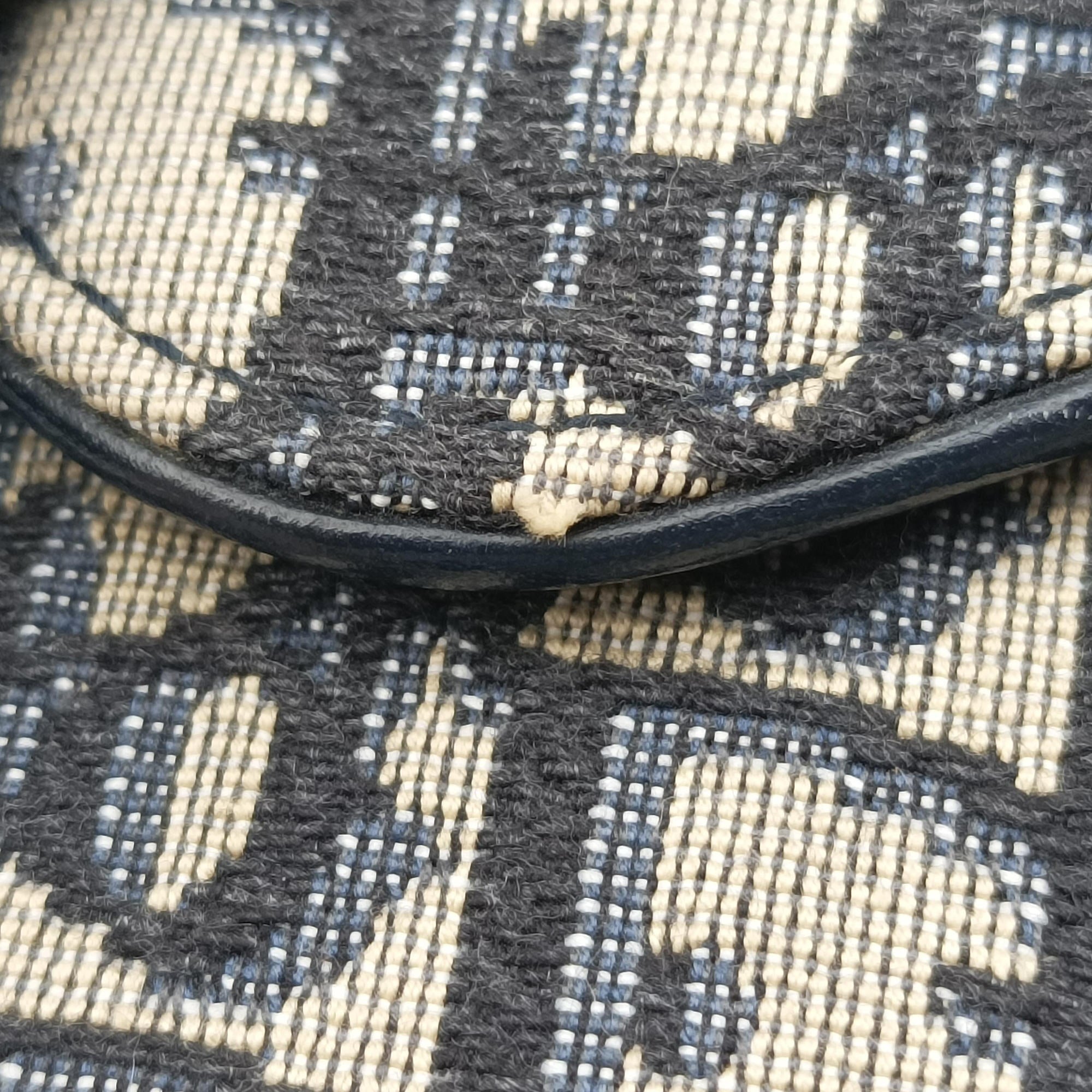 Saddle Navy×Gray jacquard 12-MA1210サドル ネイビー×グレー ジャガード 12-MA1210