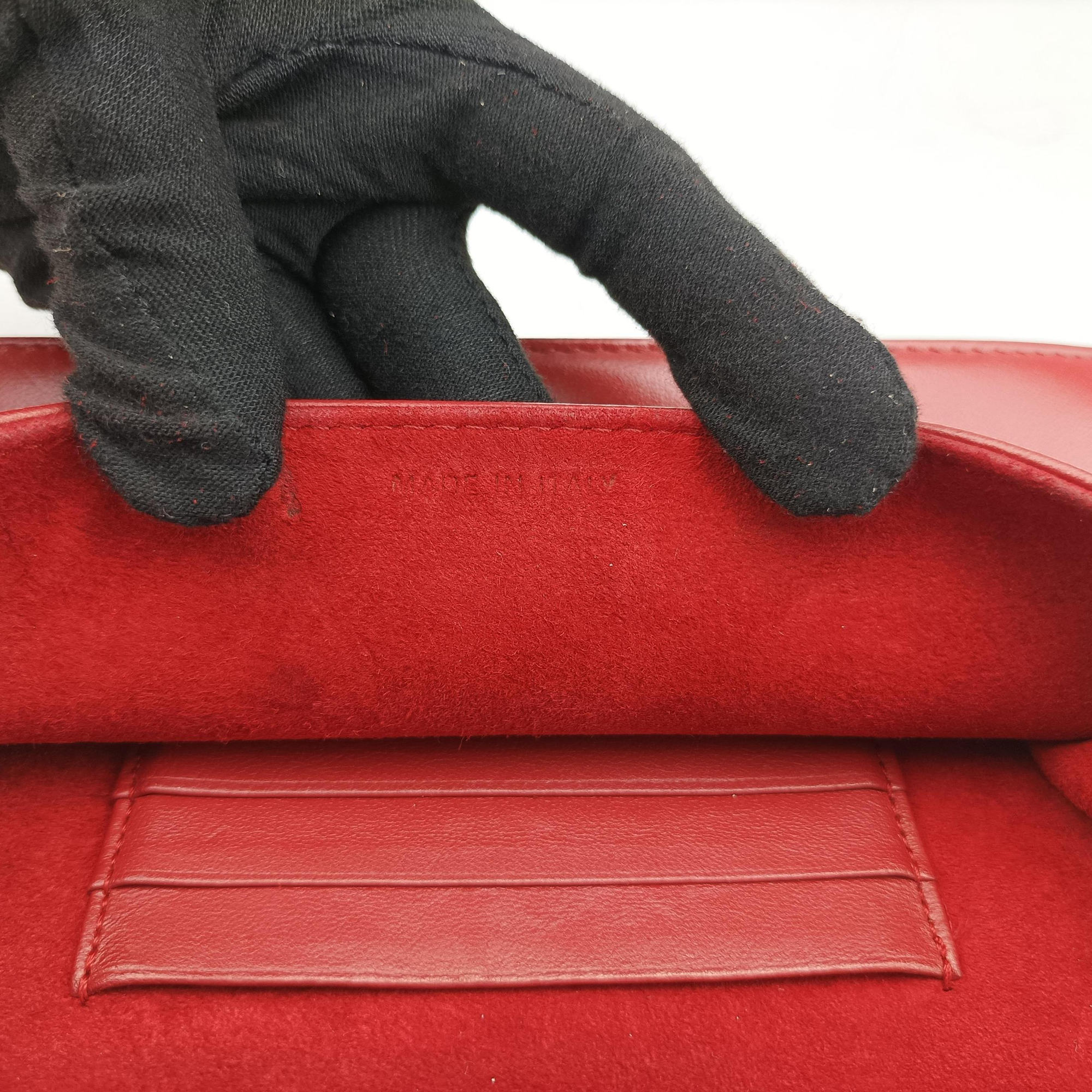 Diorama Red lambskin 08-BO-1127ディオラマ レッド ラムスキン 08-BO-1127
