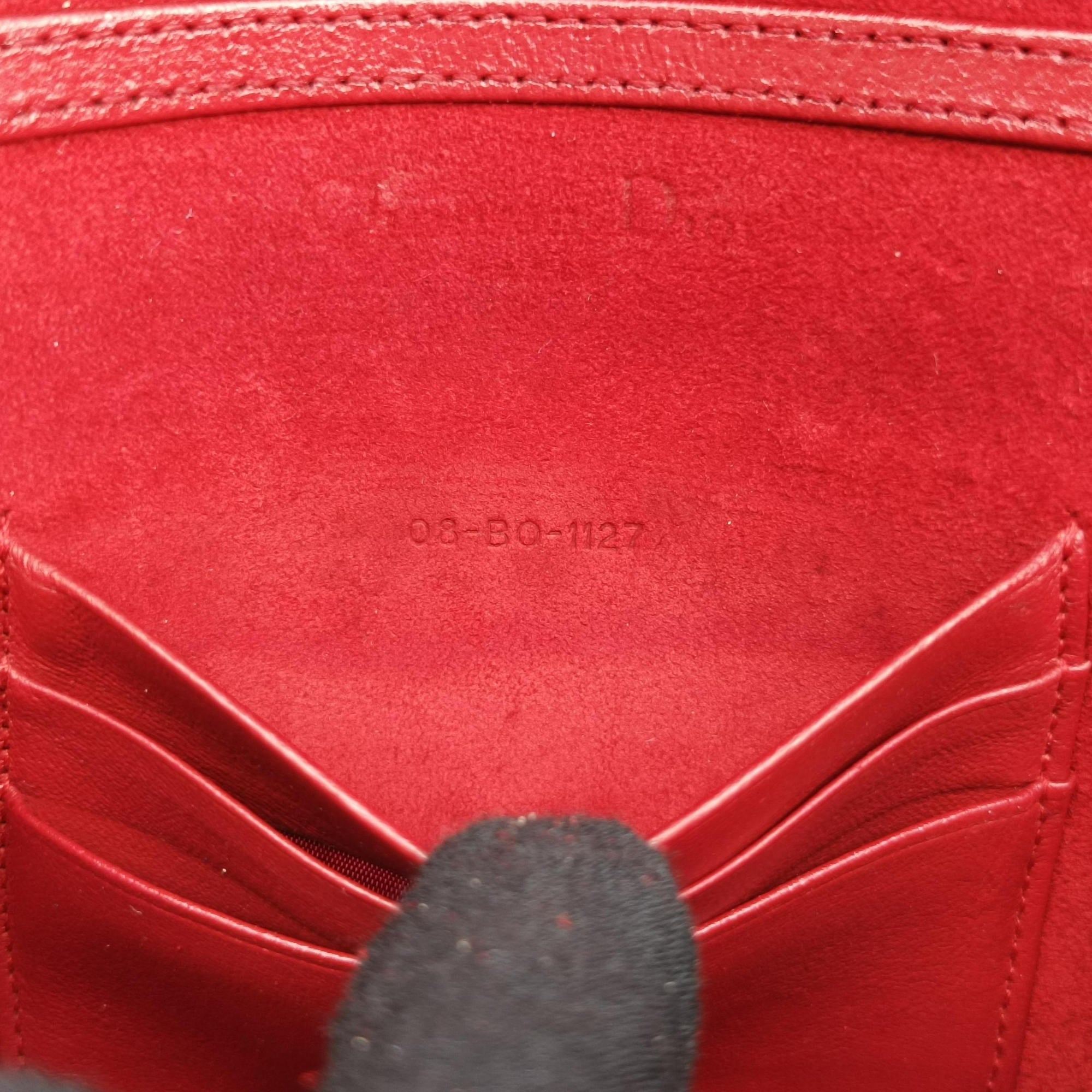 Diorama Red lambskin 08-BO-1127ディオラマ レッド ラムスキン 08-BO-1127