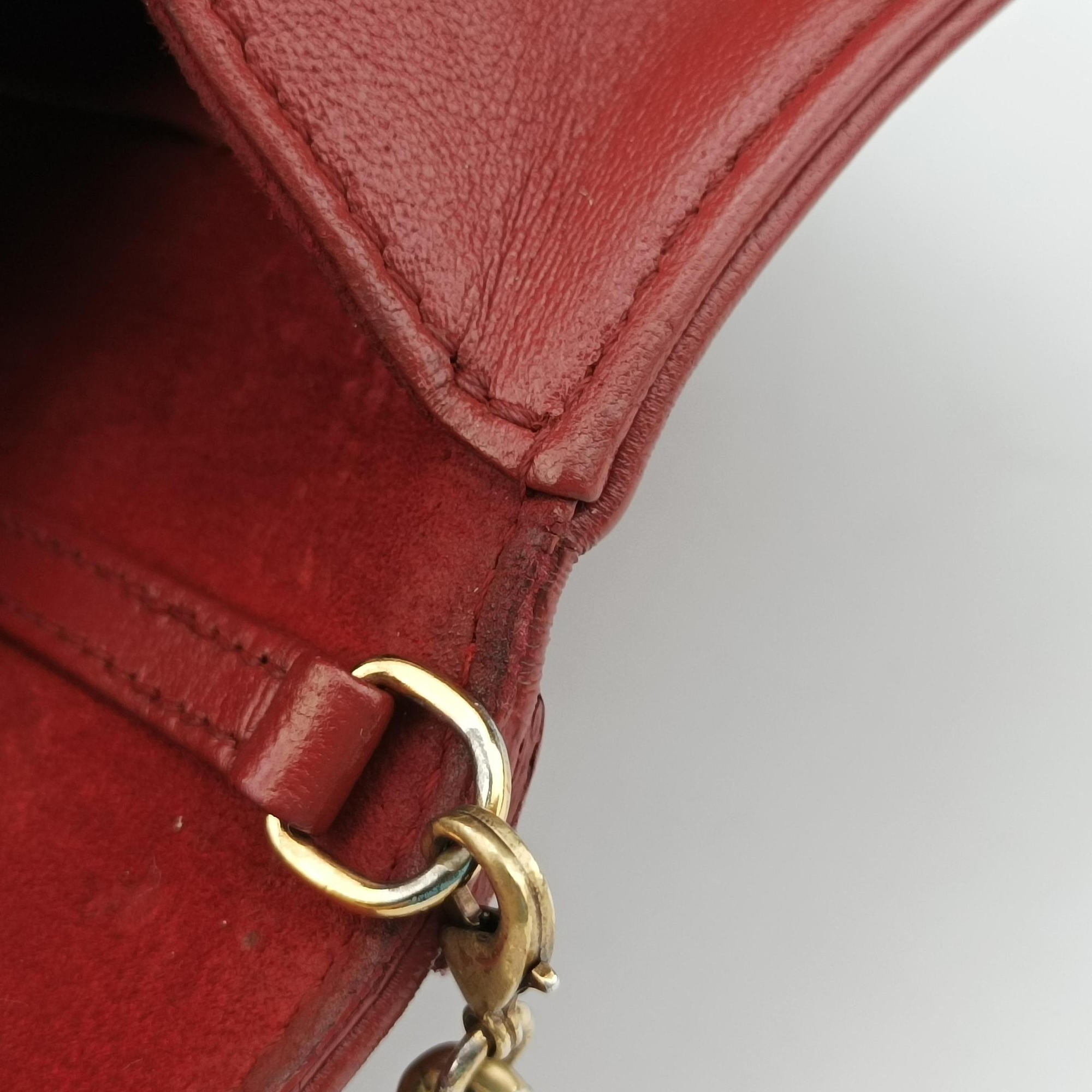 Diorama Red lambskin 08-BO-1127ディオラマ レッド ラムスキン 08-BO-1127