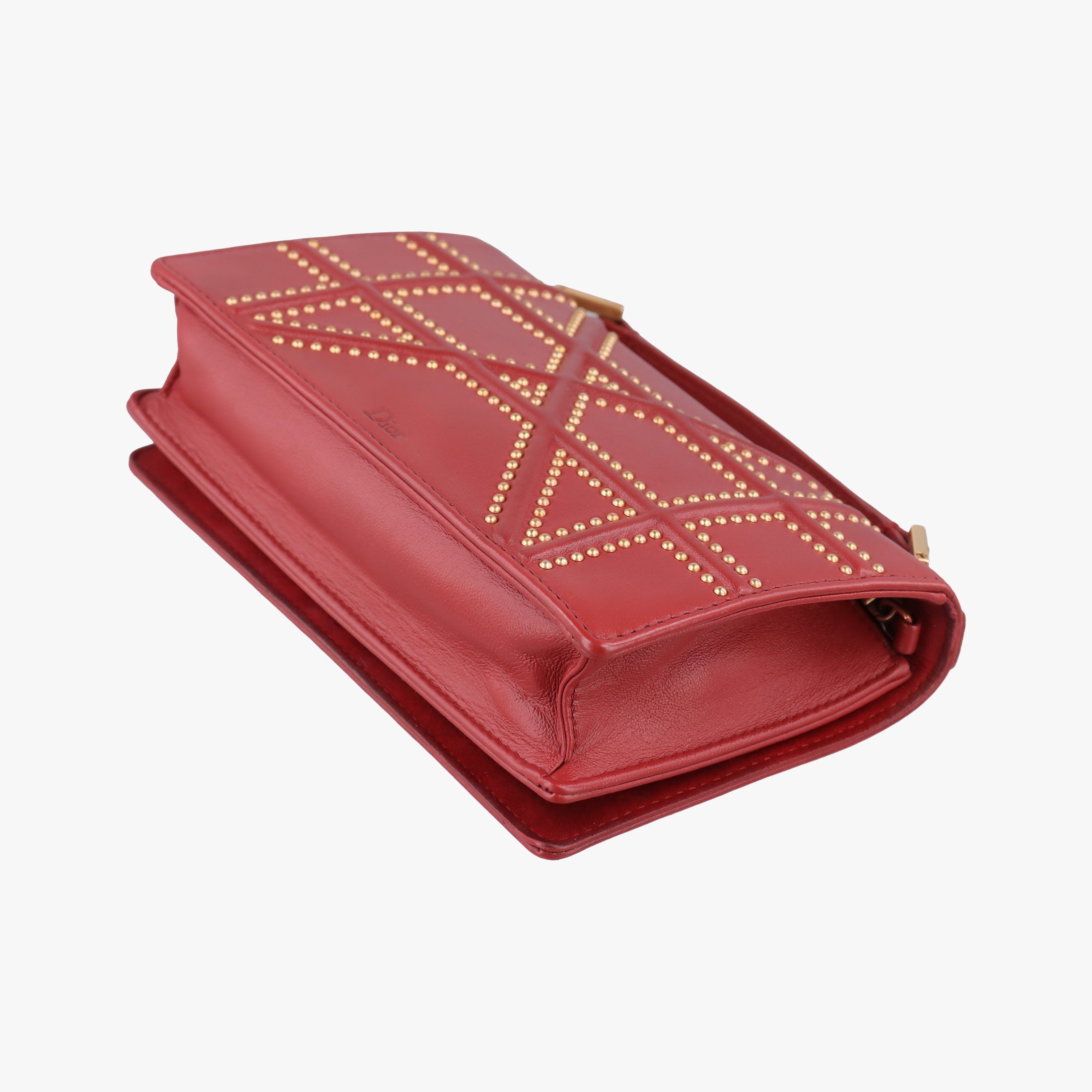 Diorama Red lambskin 08-BO-1127ディオラマ レッド ラムスキン 08-BO-1127