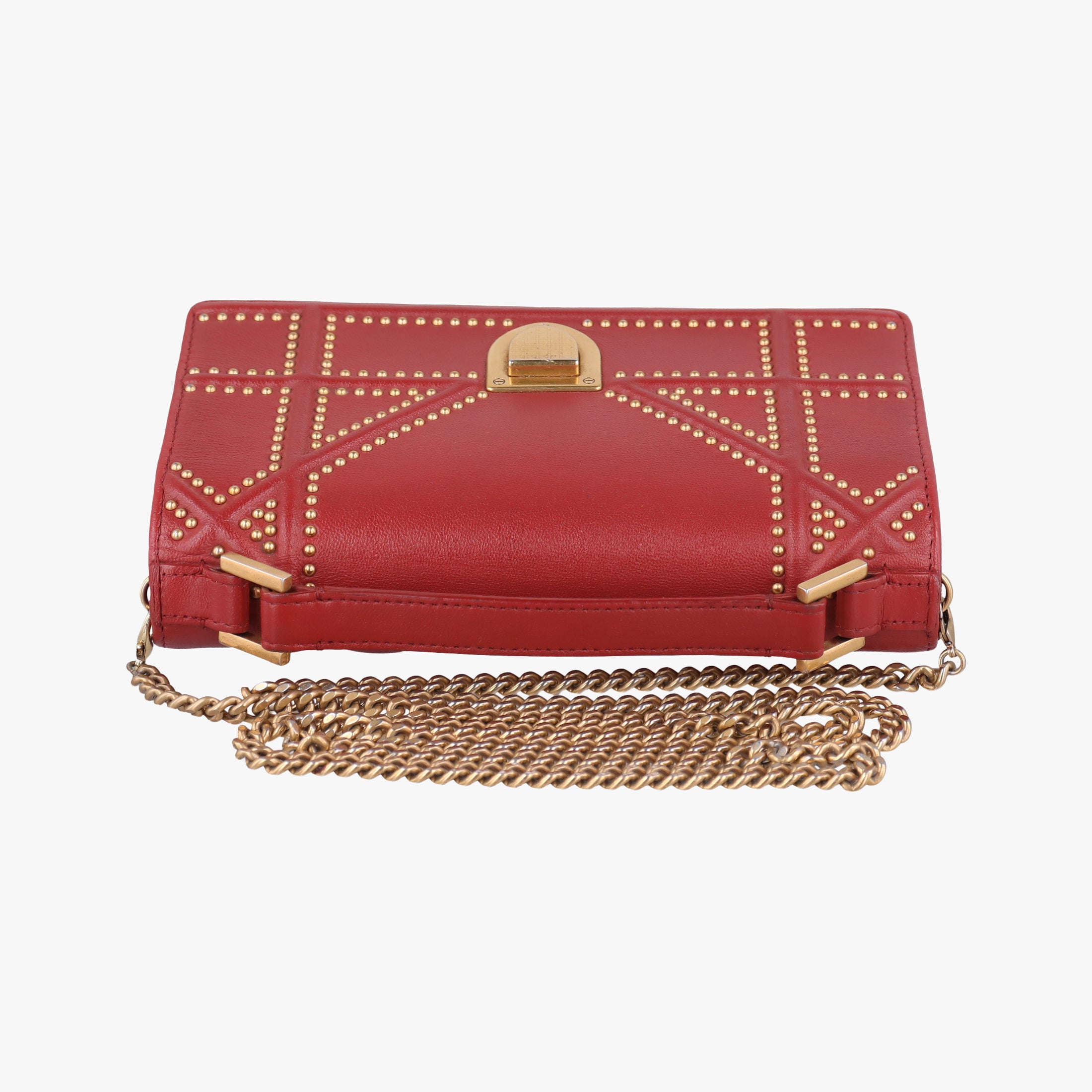 Diorama Red lambskin 08-BO-1127ディオラマ レッド ラムスキン 08-BO-1127