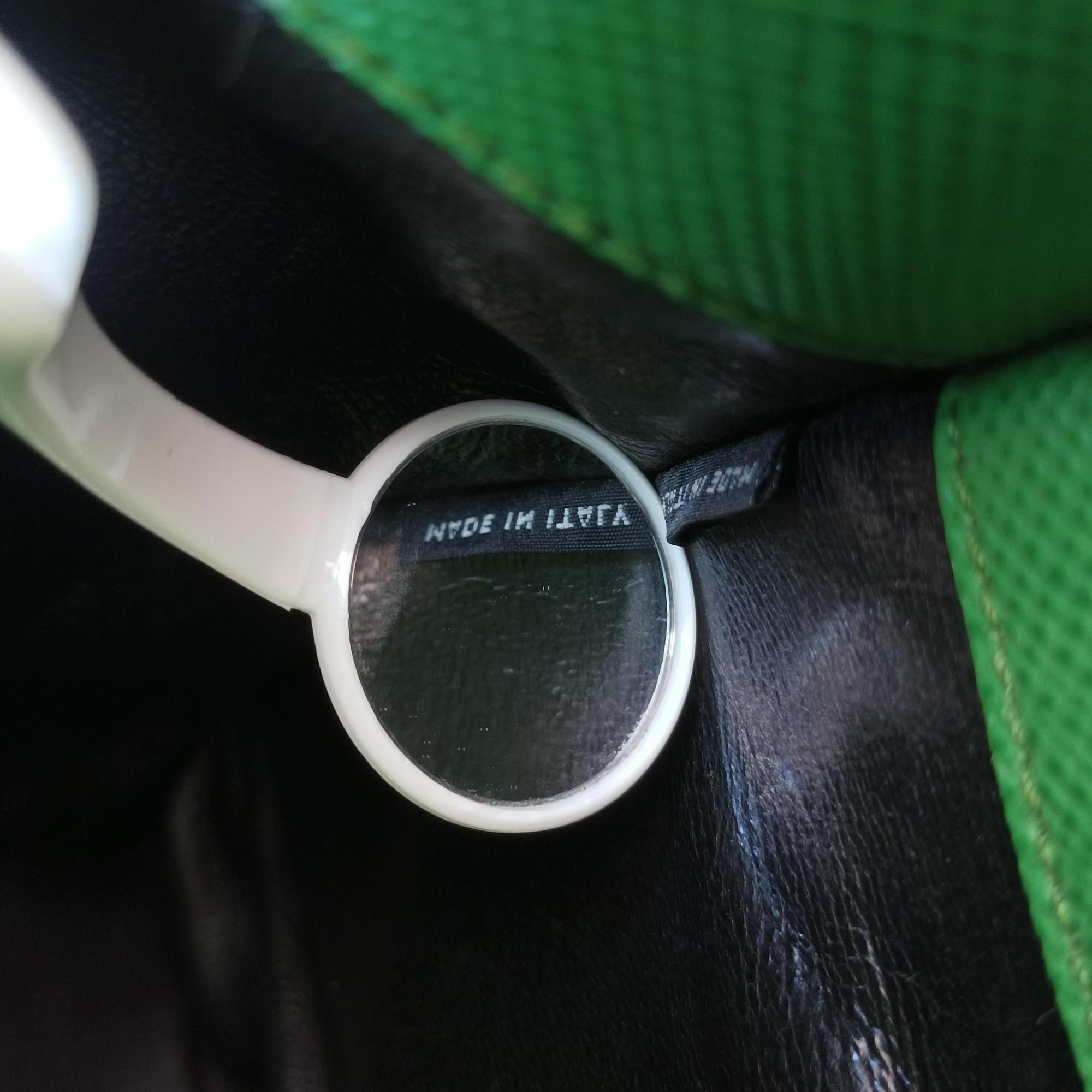 Double Cuir Green SAFFIANO Leather B2756T 14/Dダブル キュイール グリーン サフィアーノレザー B2756T 14/D