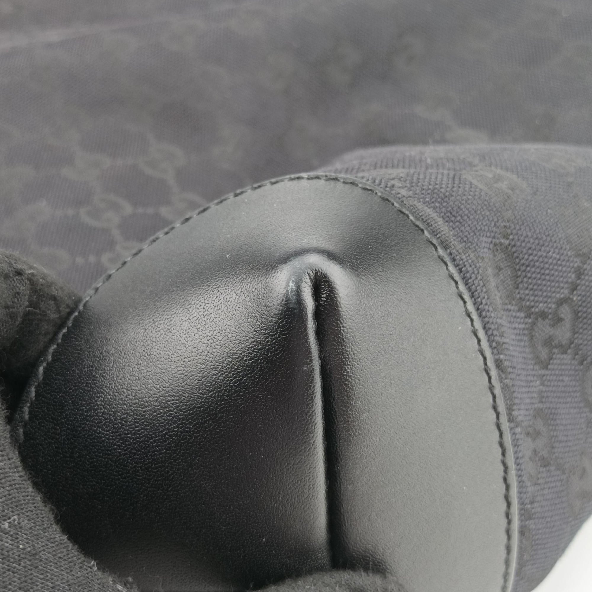 GG Canvas Black Leather×Canvas 308930 F016737306GGキャンバス ブラック レザー×キャンバス 308930 F016737306