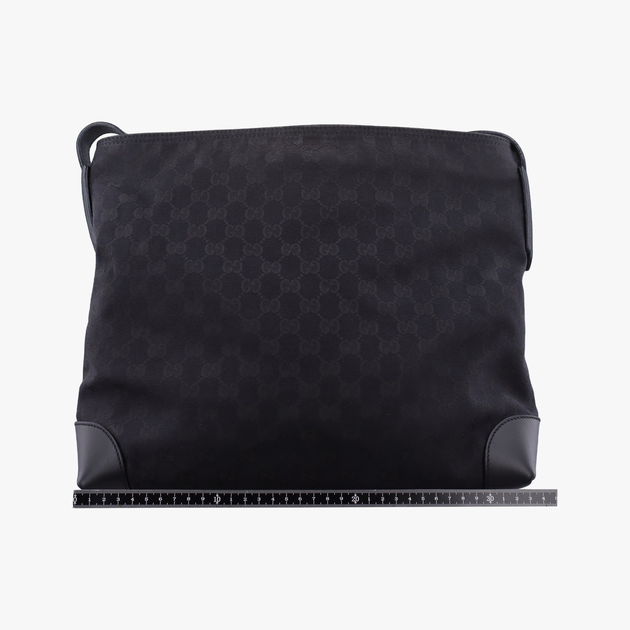 GG Canvas Black Leather×Canvas 308930 F016737306GGキャンバス ブラック レザー×キャンバス 308930 F016737306
