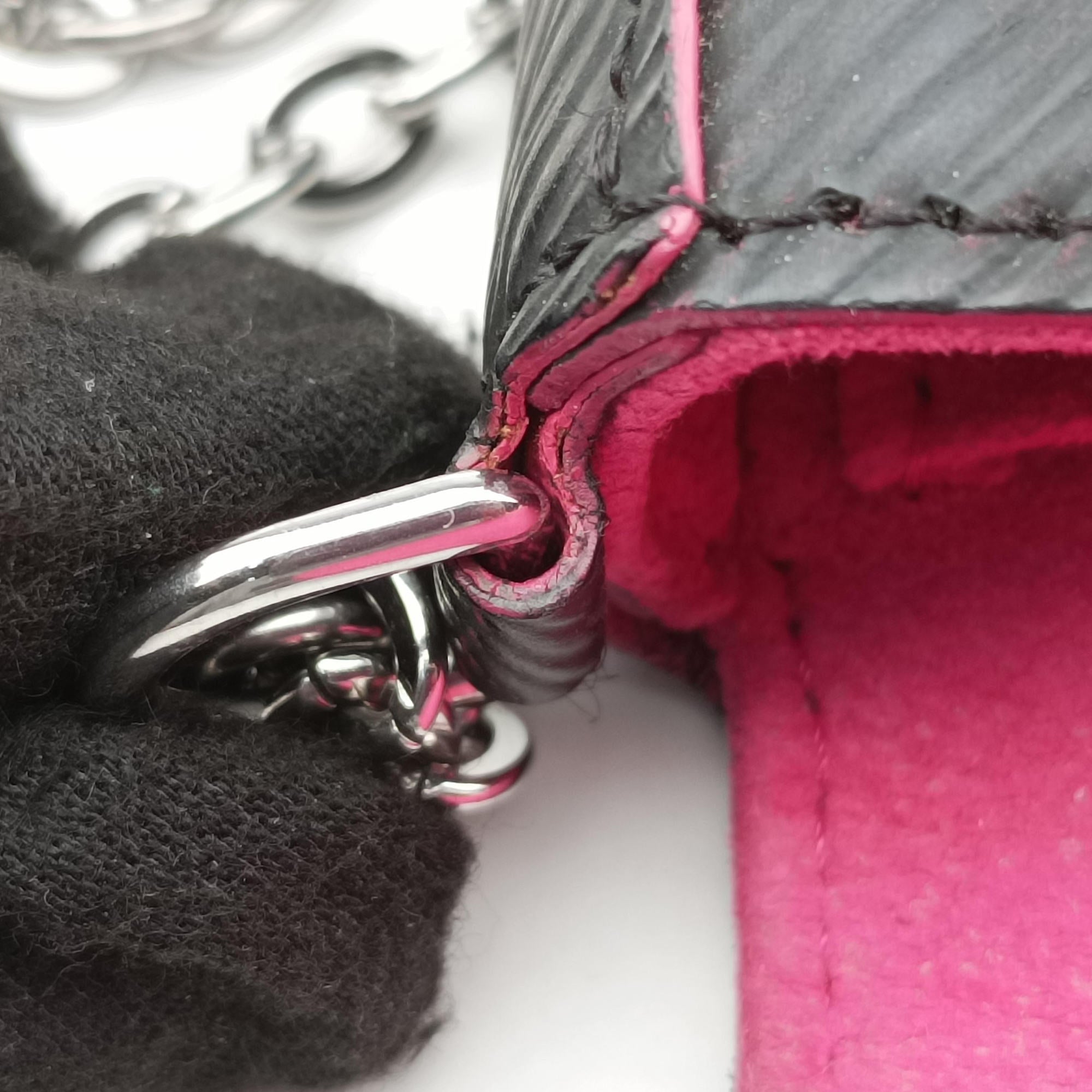 Pochette Felice Noir×Pink Epi M64579 TJ4128ポシェット フェリーチェ ノワール×ピンク エピ M64579 TJ4128