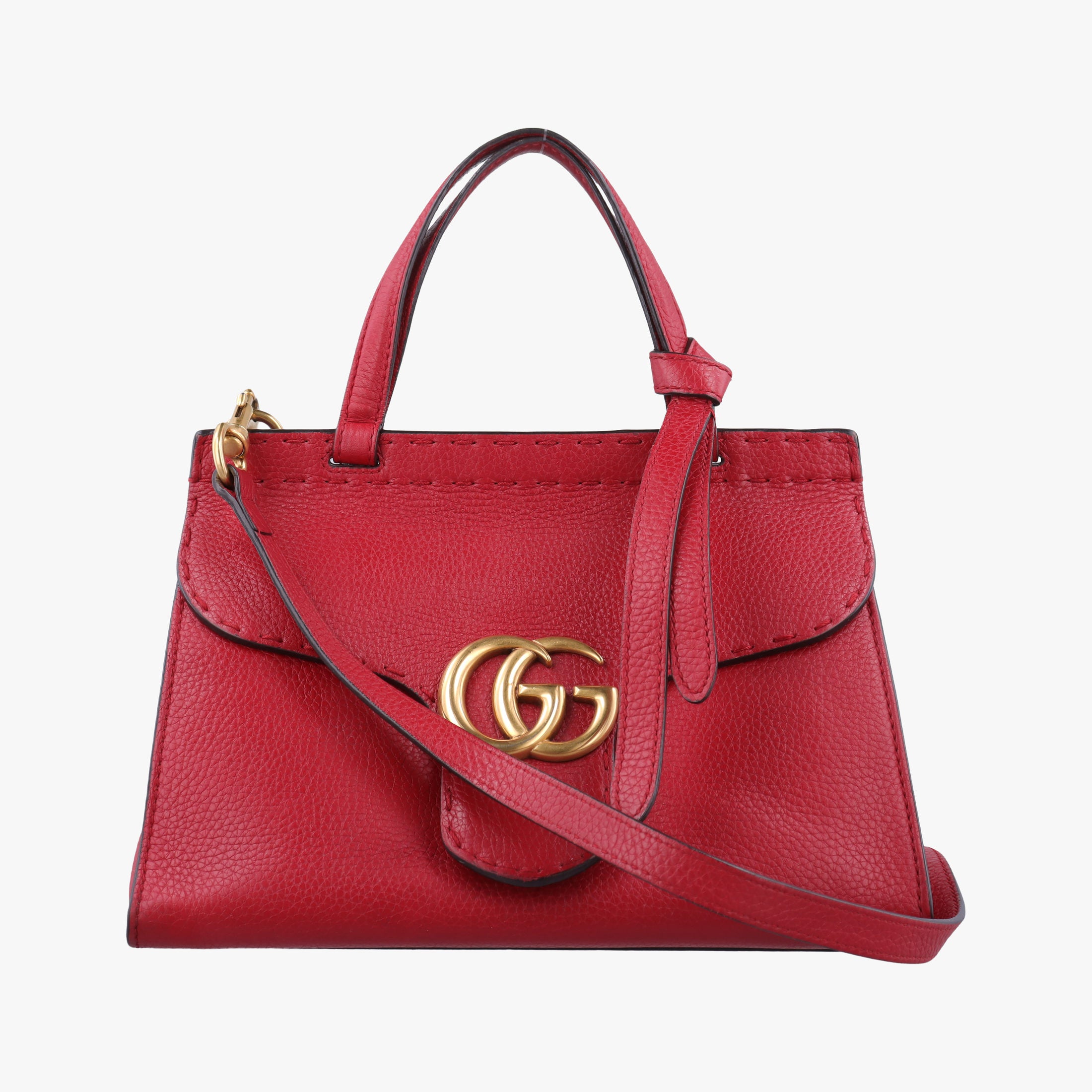 GG Marmont Red Leather 442622 I021813698GGマーモント レッド レザー 442622 I021813698