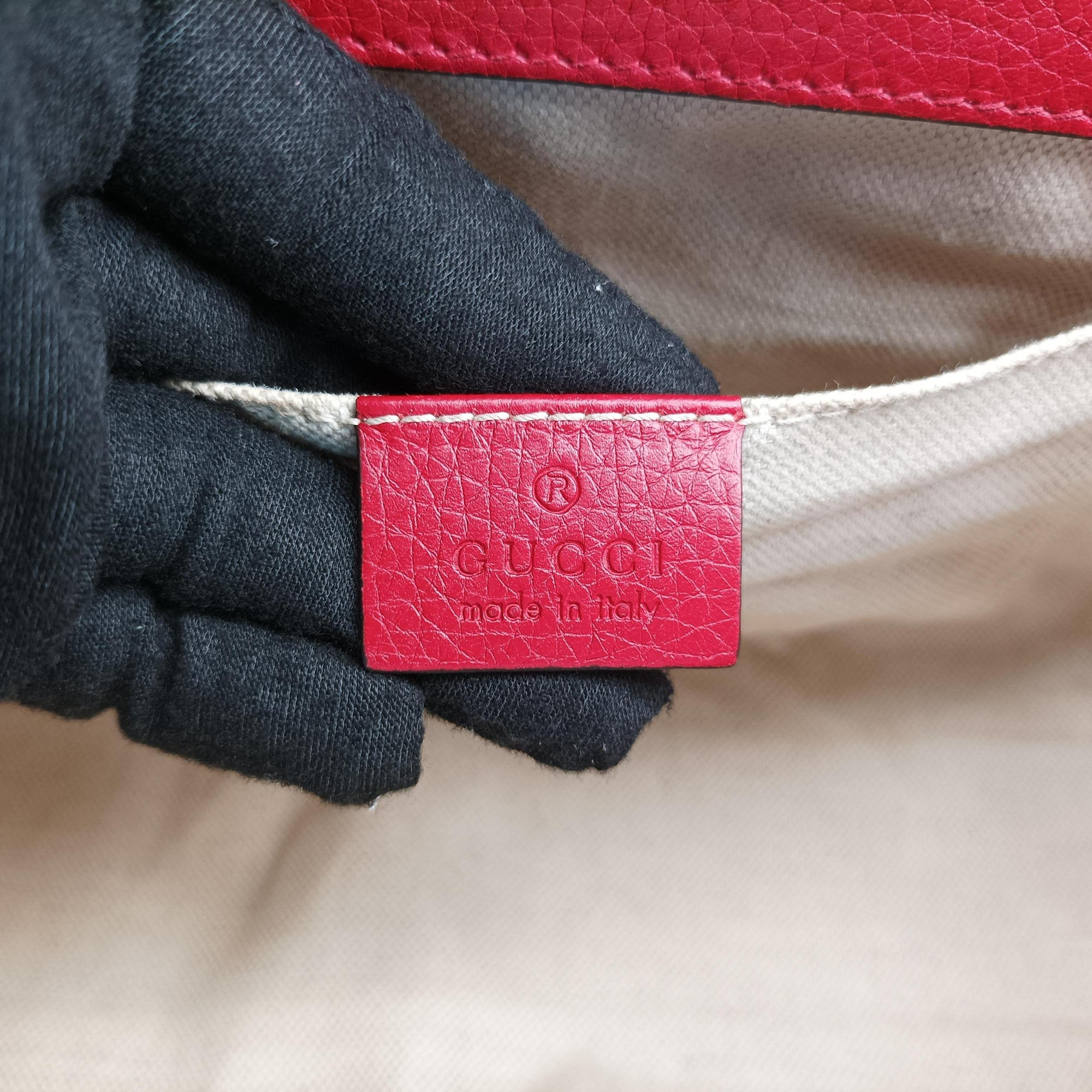 GG Marmont Red Leather 442622 I021813698GGマーモント レッド レザー 442622 I021813698