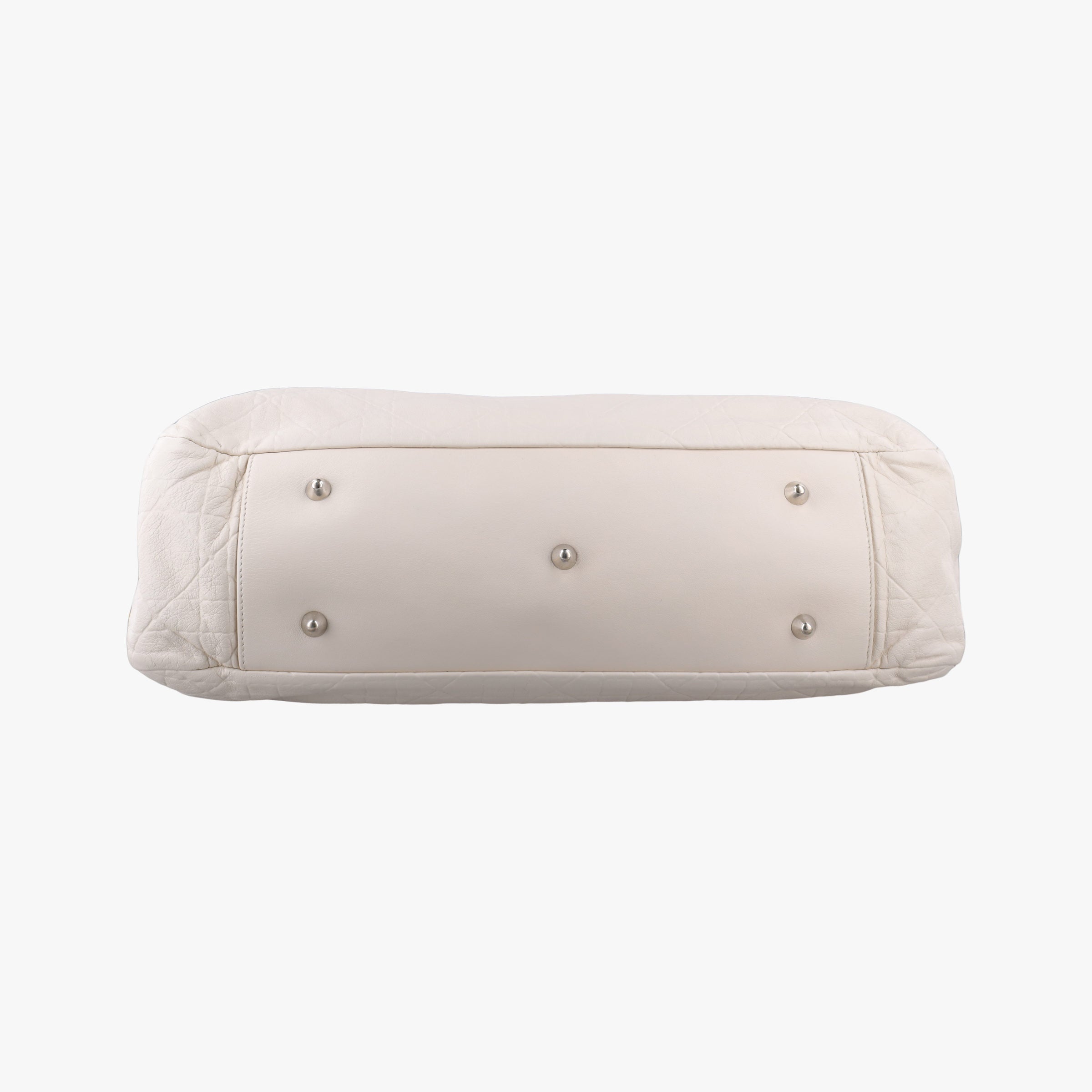 Cannage Dior Soft Shopping White lambskin 94-MA-0019カナージュ ディオール ソフトショッピング ホワイト ラムスキン 94-MA-0019