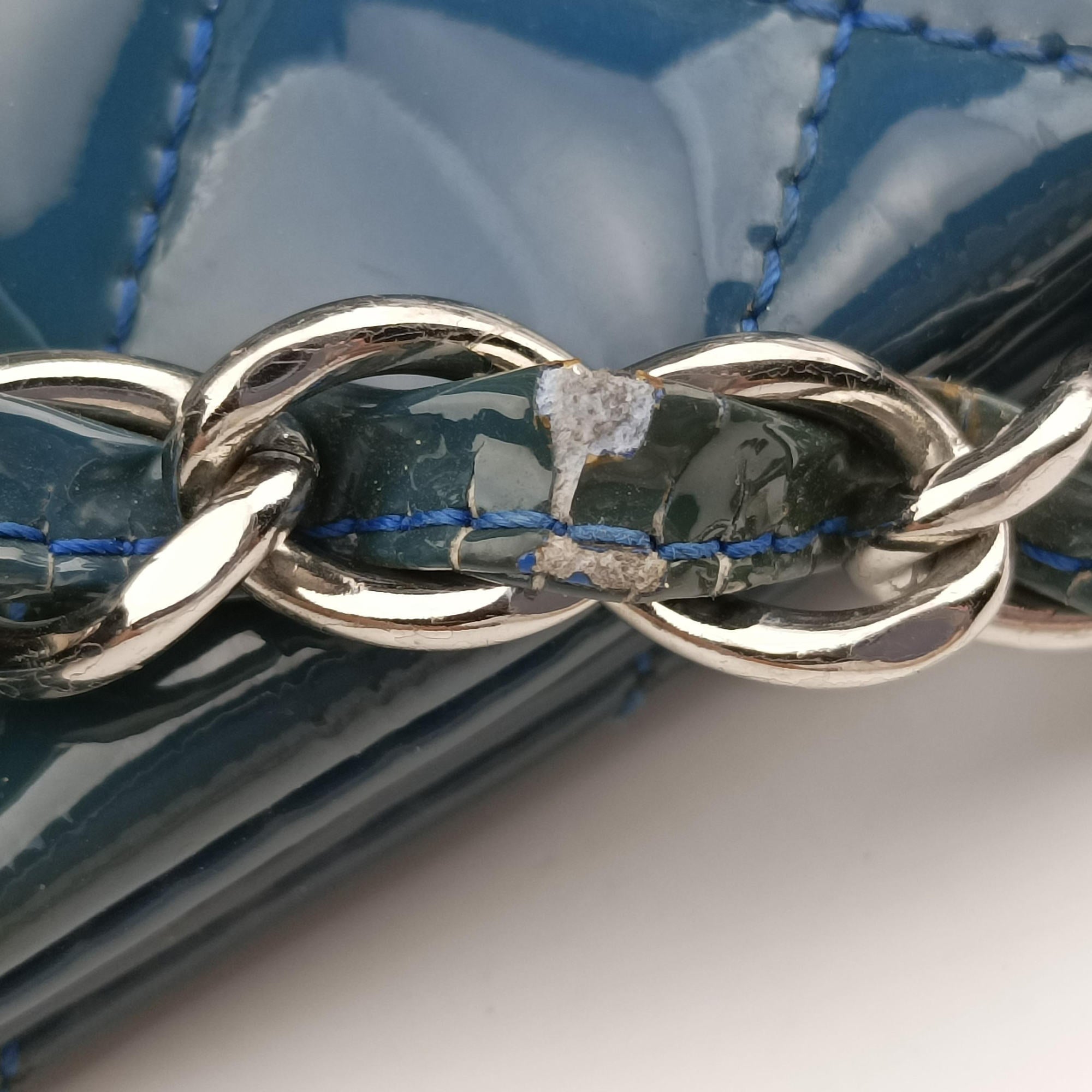Mademoiselle Bowling Blue Patent Leather A50558 16169958マドモアゼル ボーリング ブルー パテント A50558 16169958