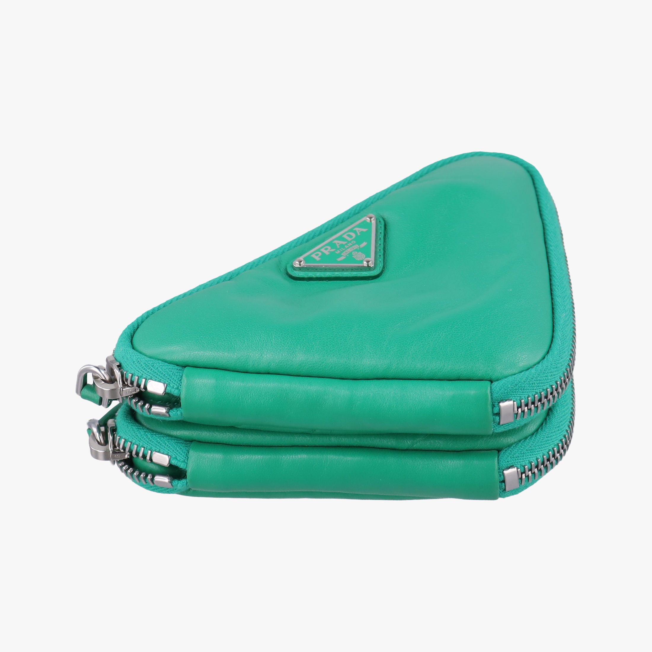 triangle mini Green Leather 1NR015 62トライアングル ミニ グリーン レザー 1NR015 62